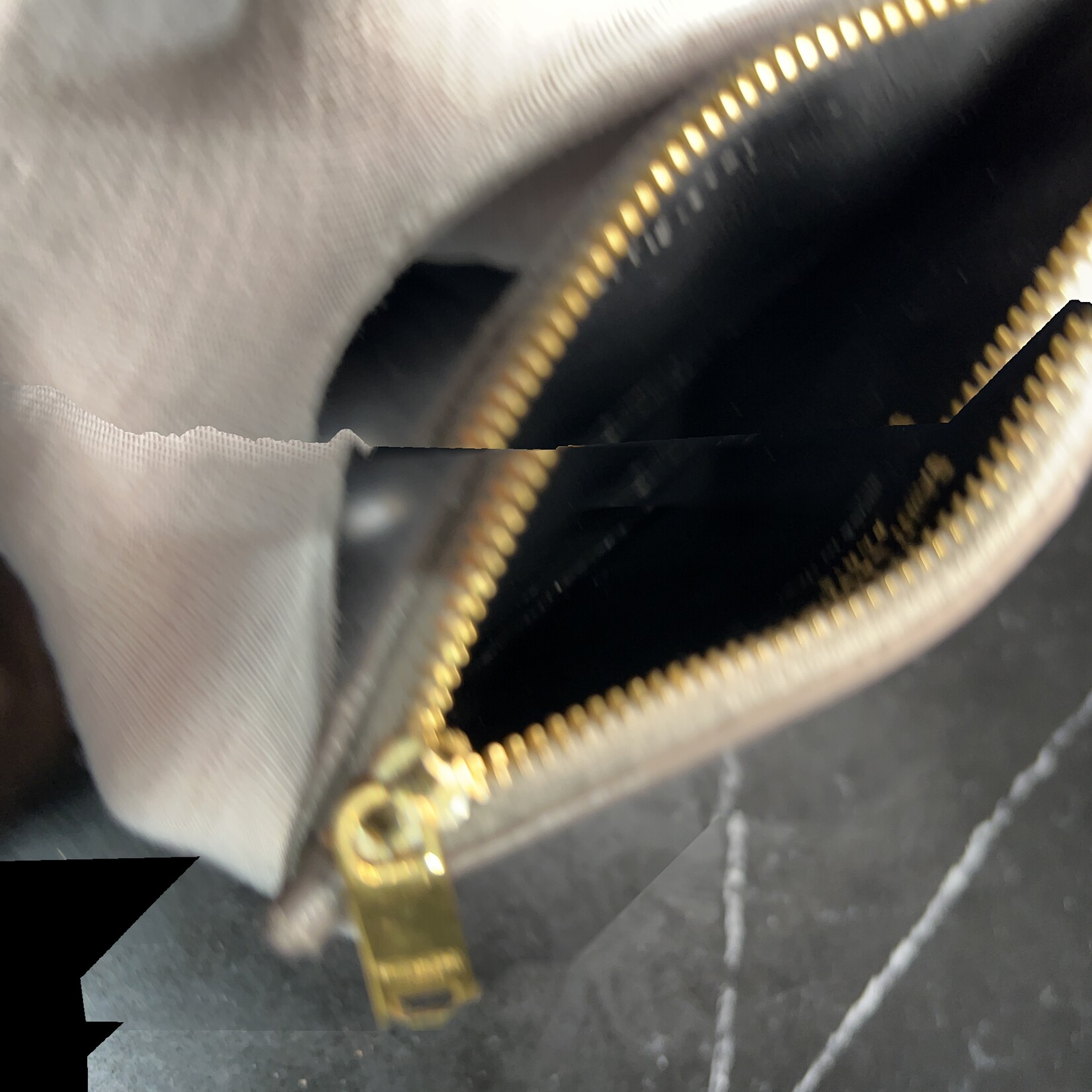 Saint Laurent Saint Laurent Chevron Zippered Card Case