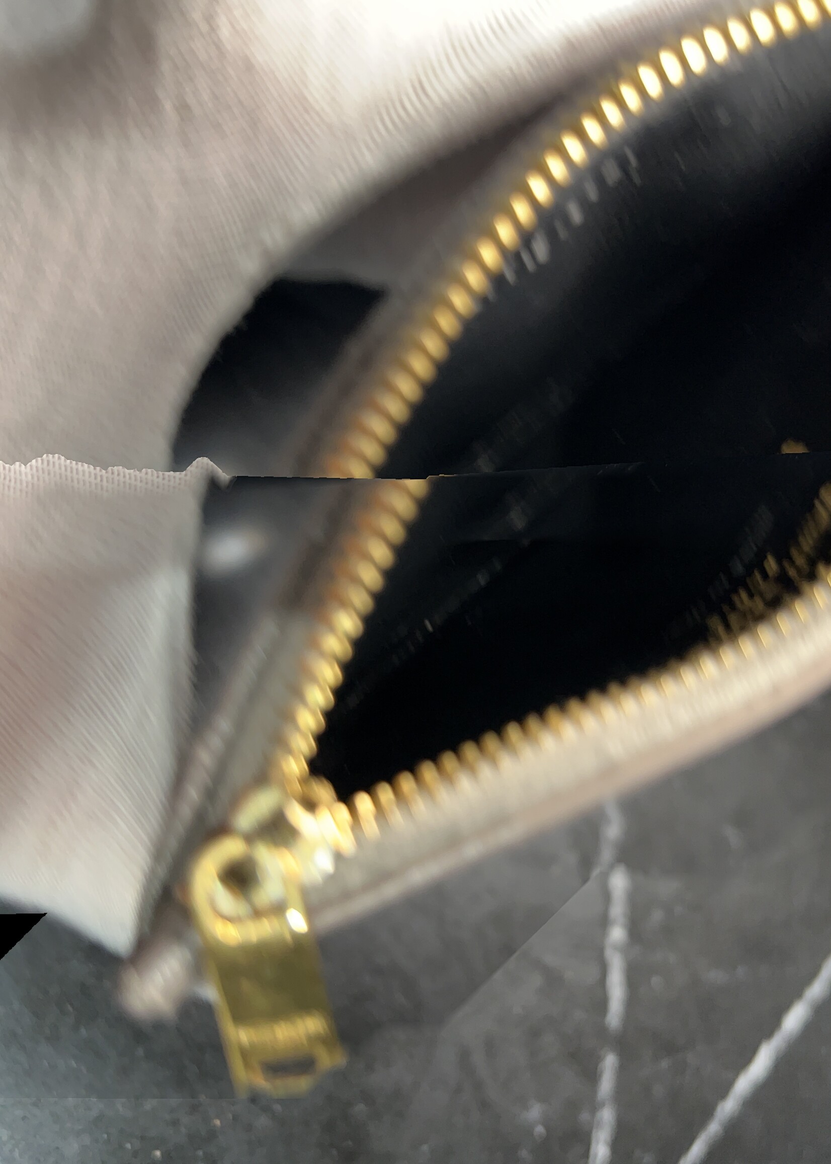 Saint Laurent SOLD - Saint Laurent Chevron Zippered Card Case