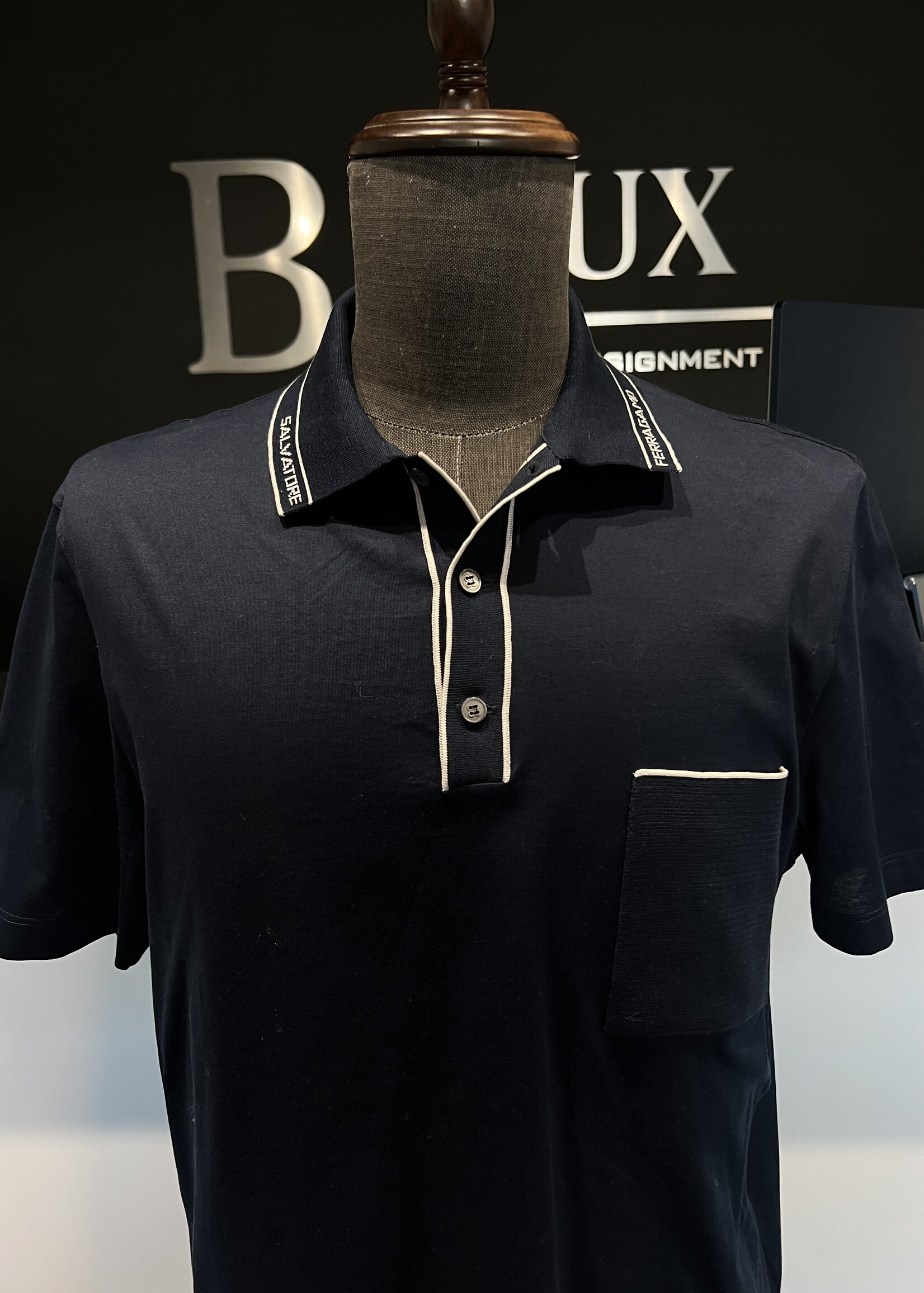 Salvatore Ferragamo Salvatore Ferragamo Navy Polo