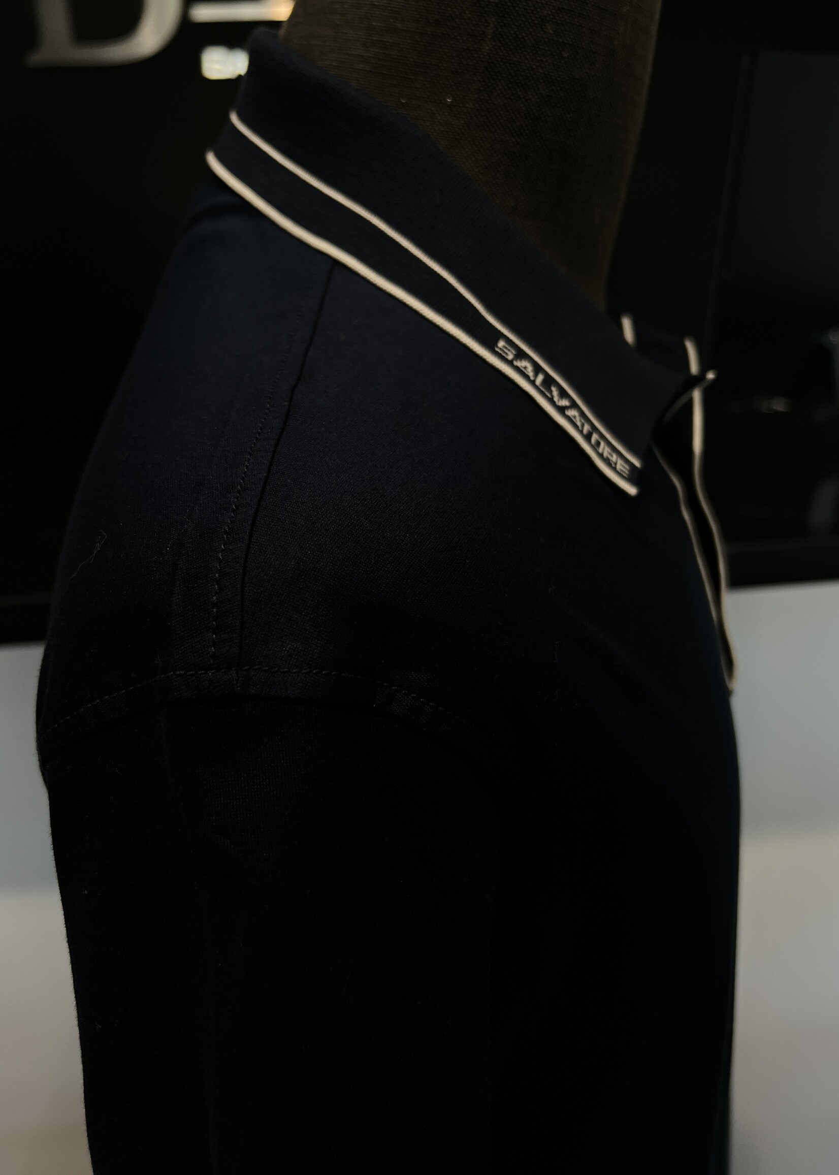 Salvatore Ferragamo SOLD- Salvatore Ferragamo Navy Polo