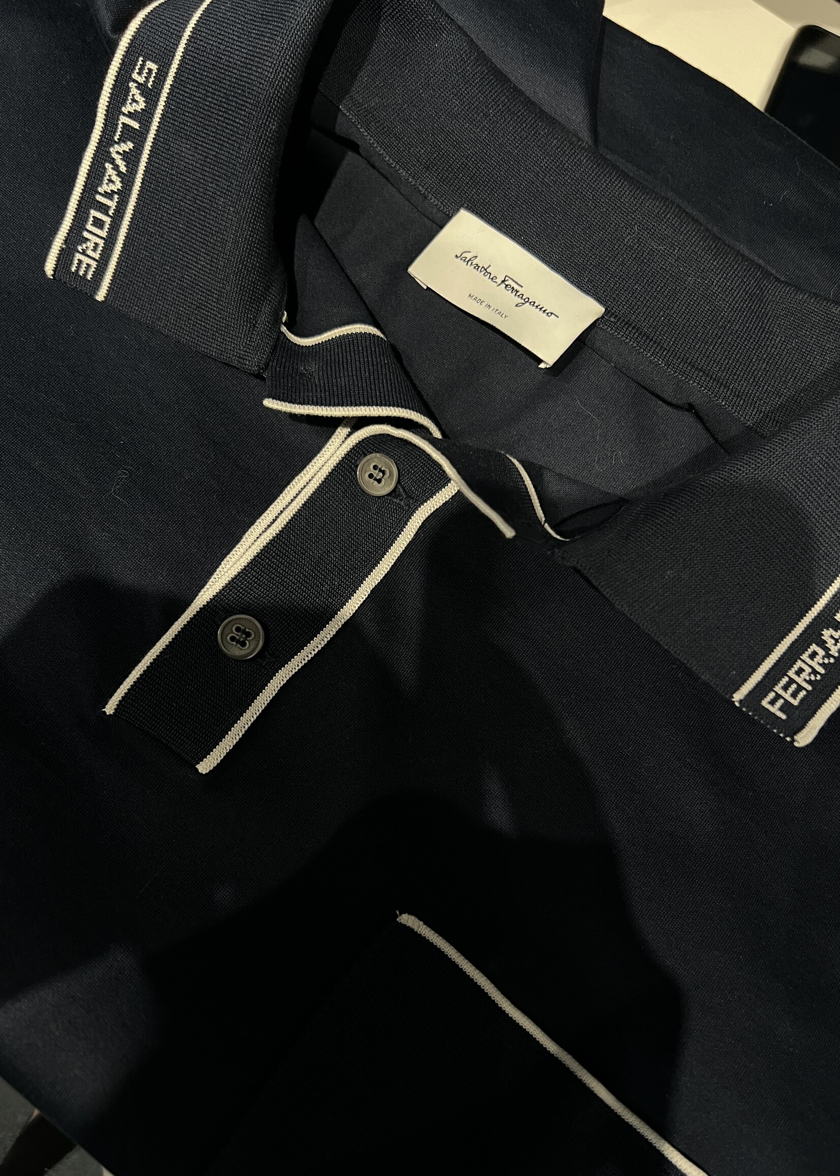 Salvatore Ferragamo Salvatore Ferragamo Navy Polo