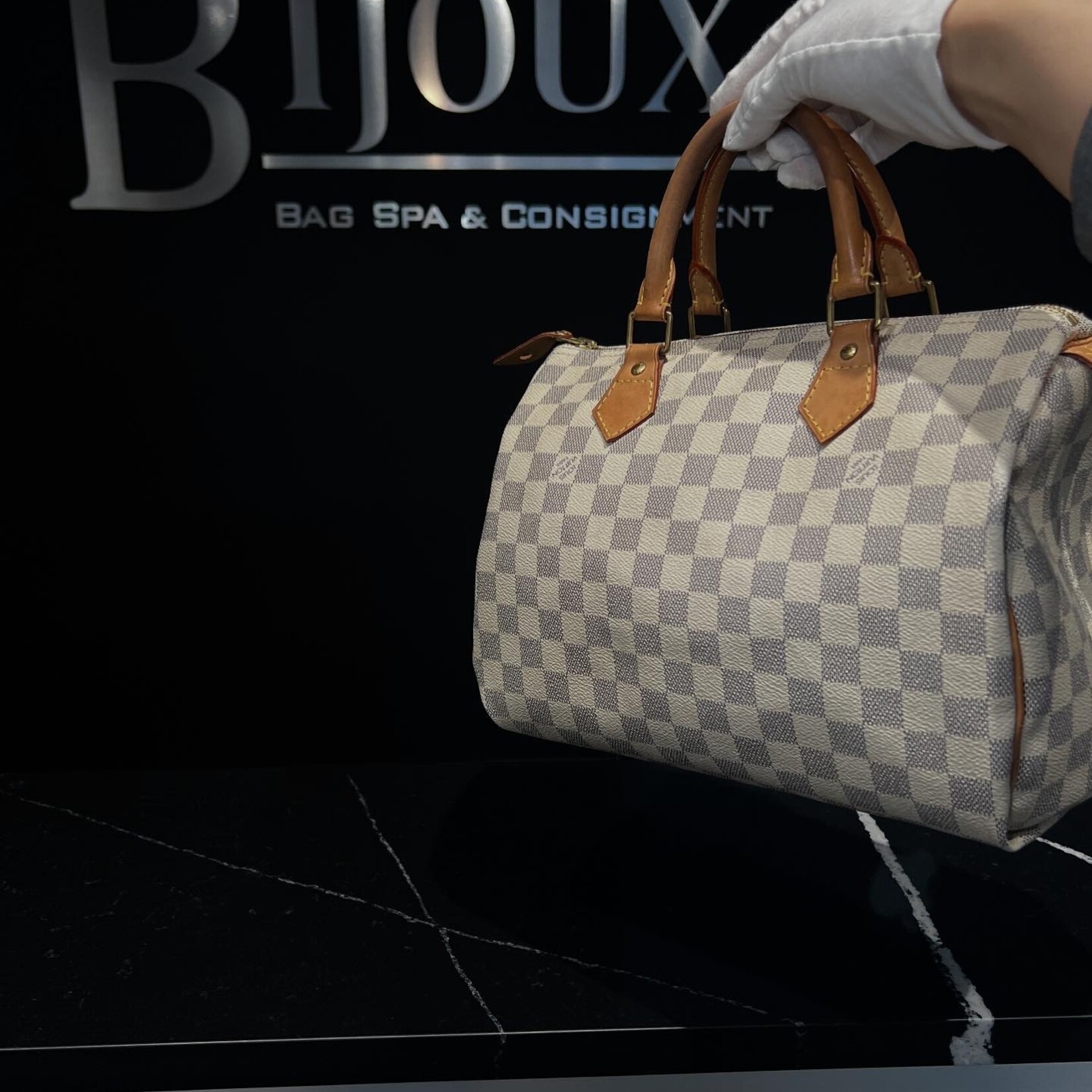 Louis Vuitton SOLD- Louis Vuitton Speedy Damier Azur30