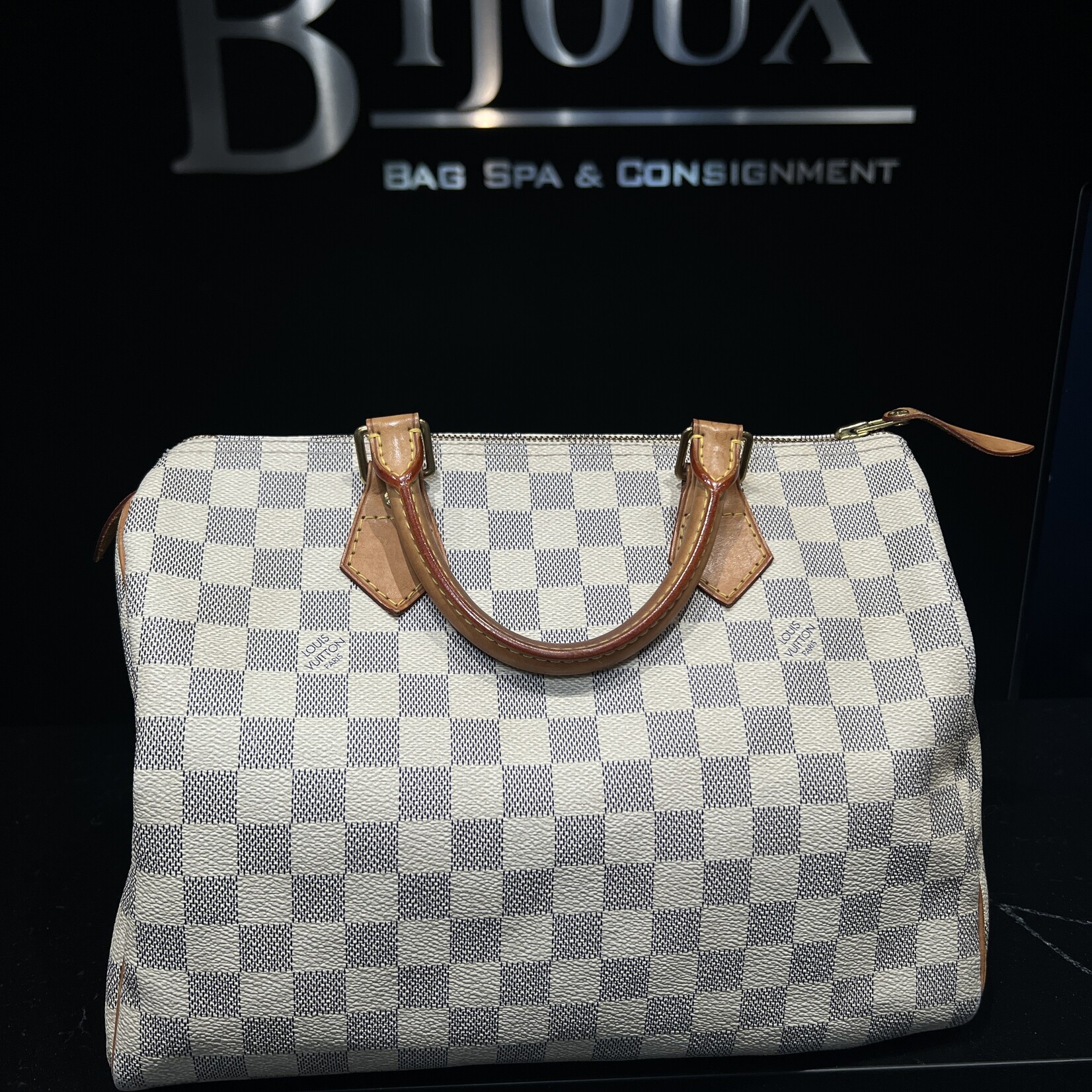 Louis Vuitton SOLD- Louis Vuitton Speedy Damier Azur30