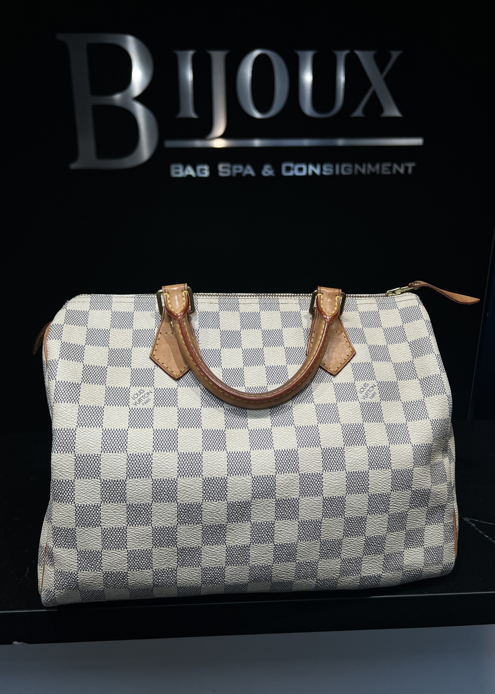 Louis Vuitton SOLD- Louis Vuitton Speedy Damier Azur30