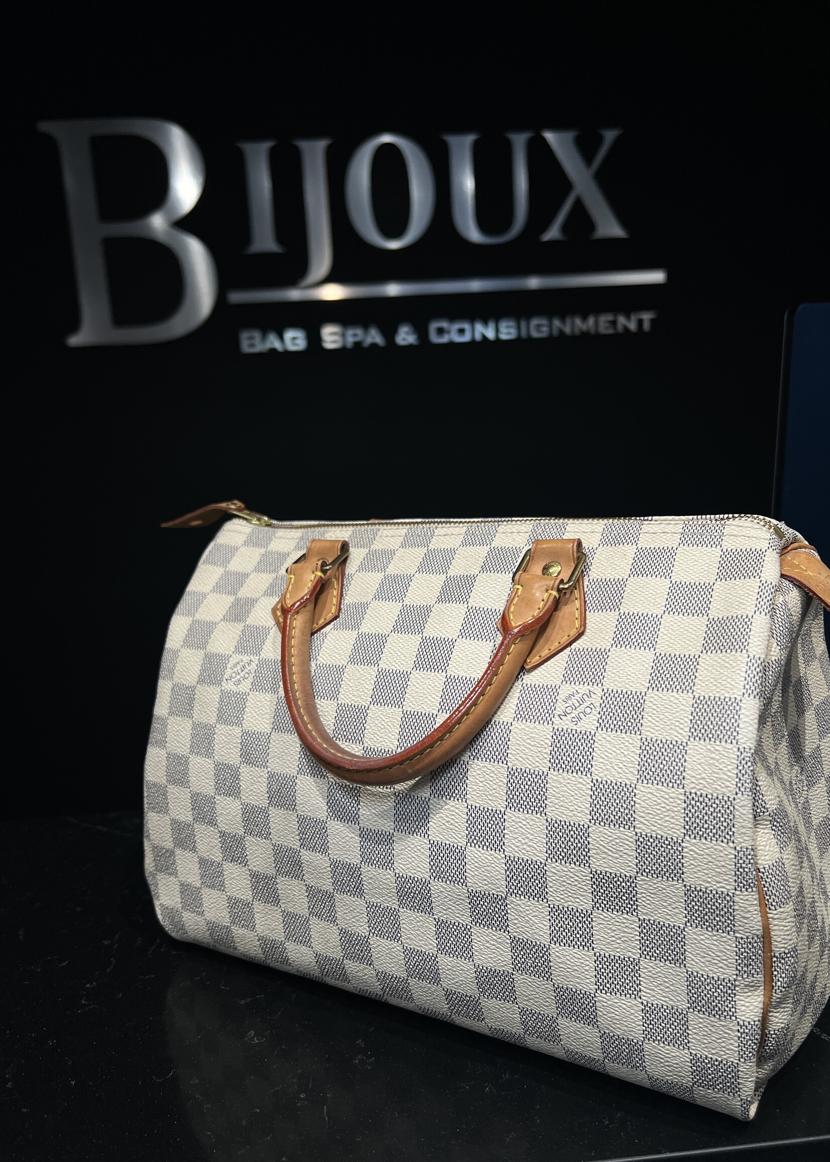 Louis Vuitton SOLD- Louis Vuitton Speedy Damier Azur30