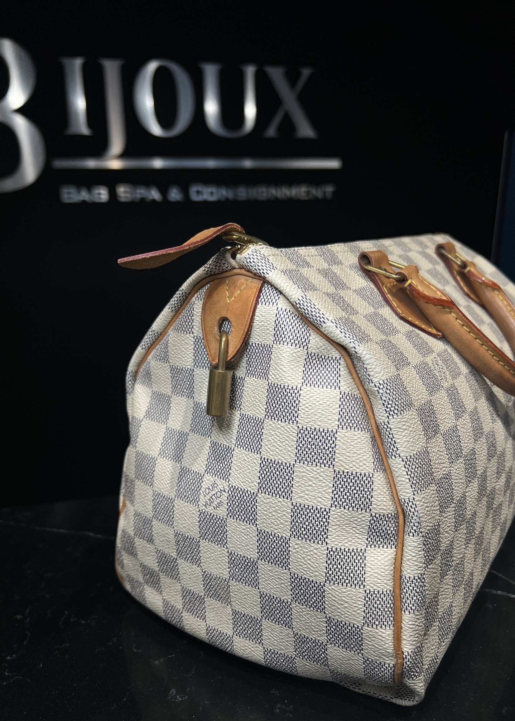 Louis Vuitton SOLD- Louis Vuitton Speedy Damier Azur30