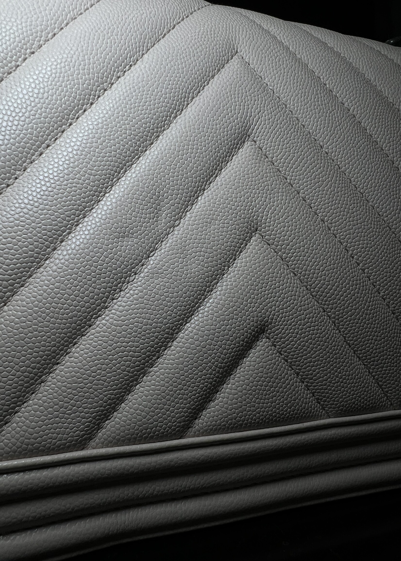 Chanel Chanel Old Medium Chevron Boy Bag