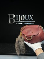 Gucci Gucci Raccoon Tail Small Smilla Chain Bag