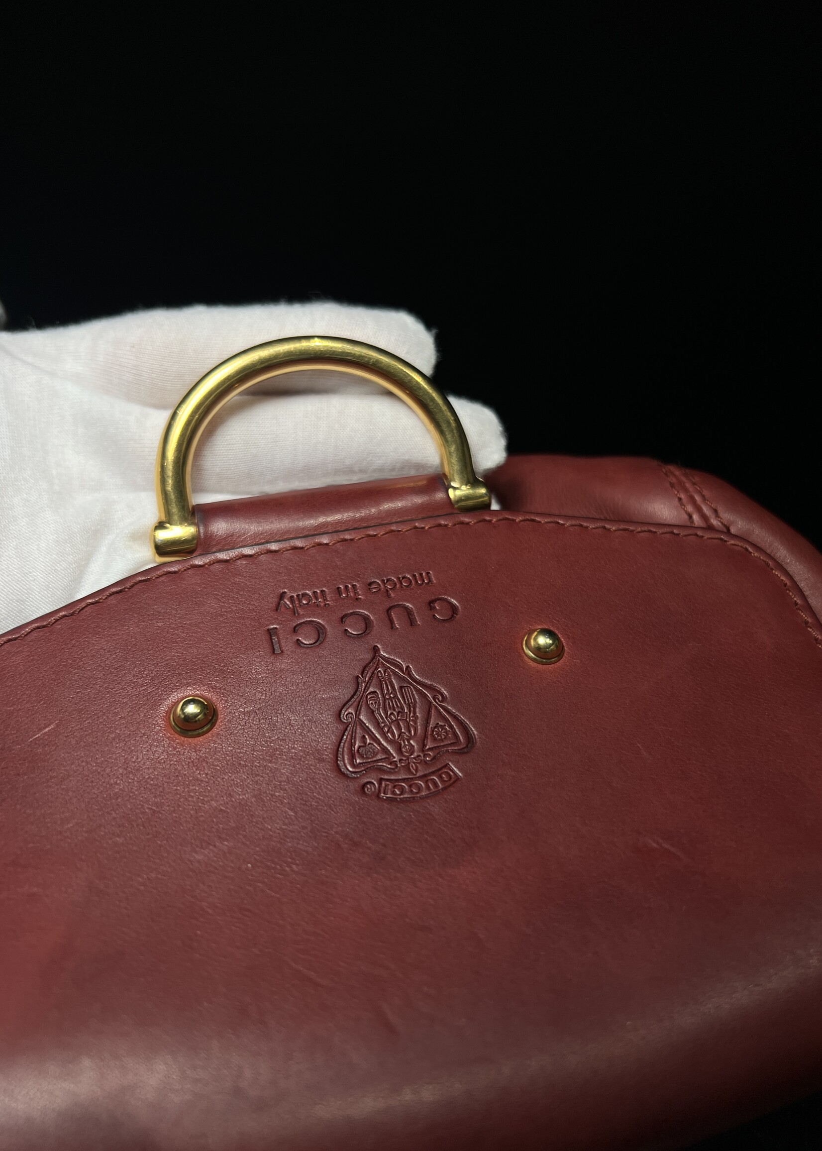 Gucci Gucci Raccoon Tail Small Smilla Chain Bag