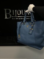 Prada Prada Vitello Daino Cobalto Tote