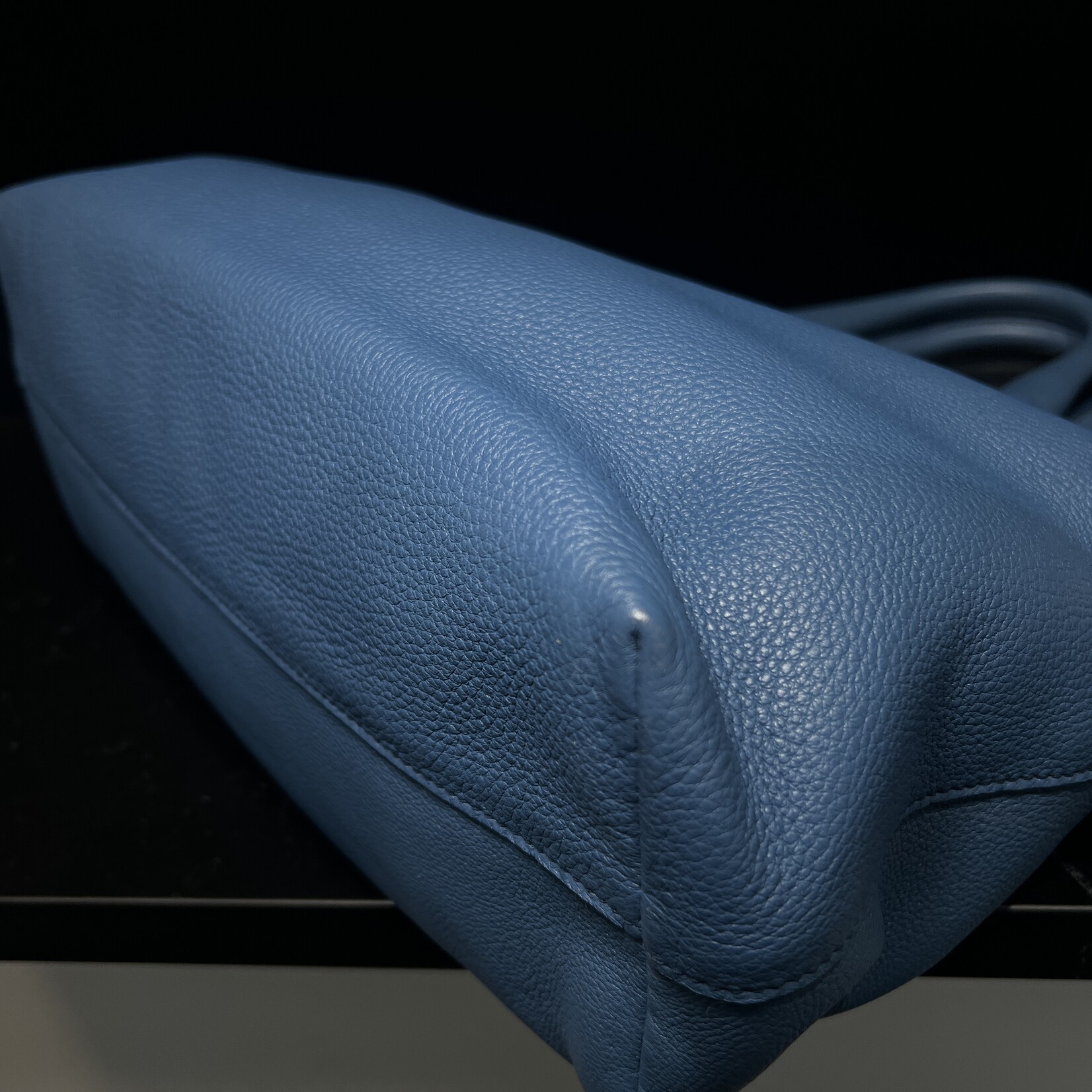 Prada Prada Vitello Daino Cobalto Tote