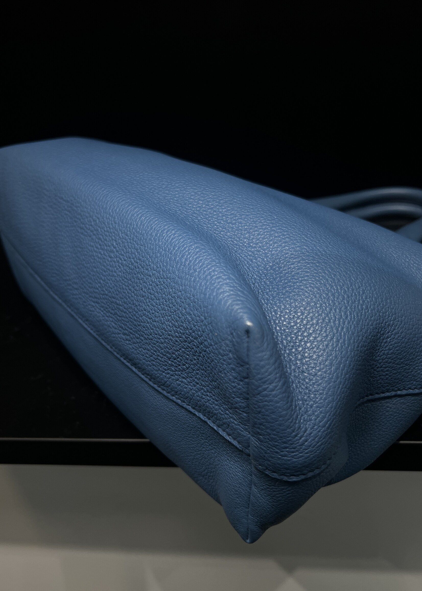 Prada Prada Vitello Daino Cobalto Tote