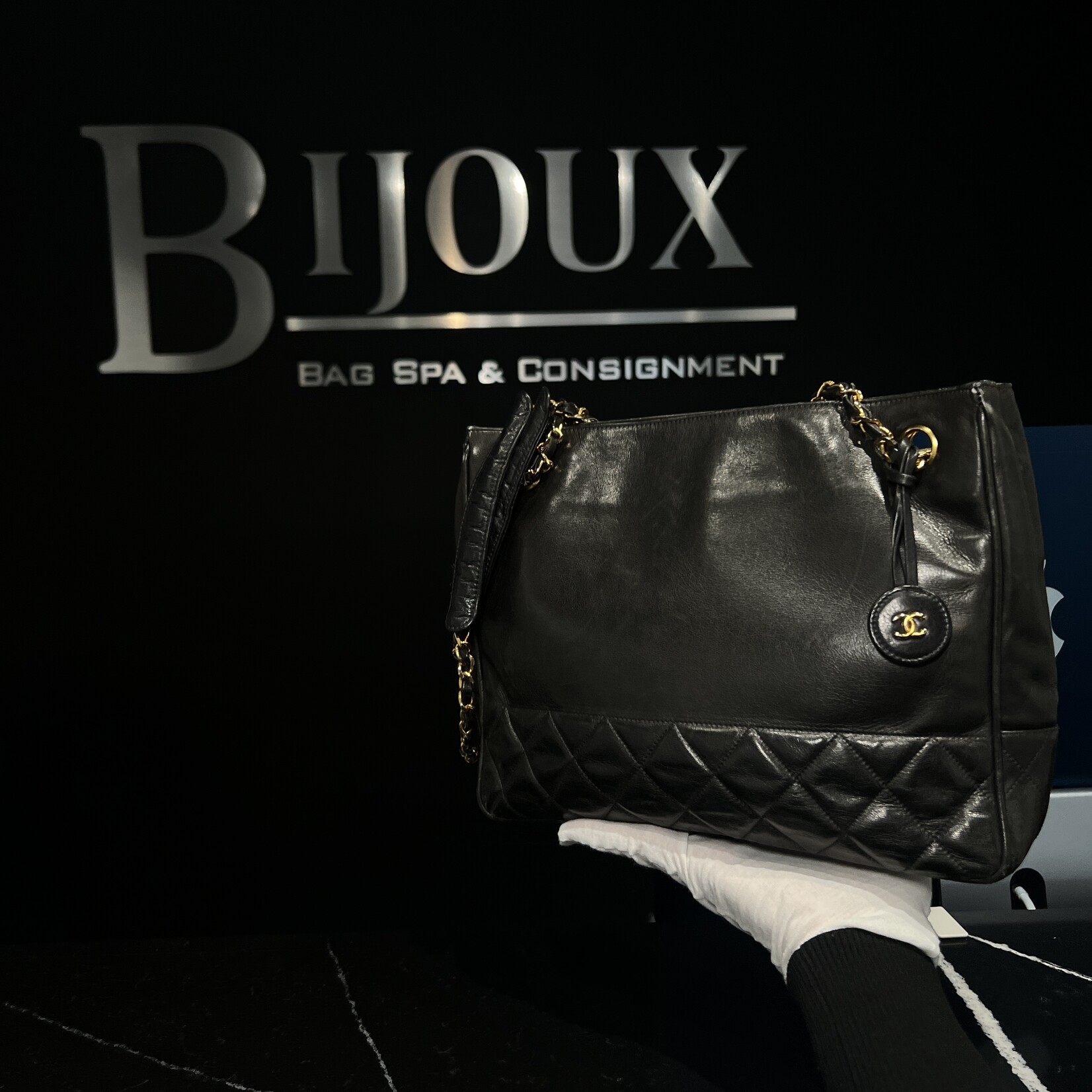 Chanel Chanel Quilted Vintage Lambskin Shoulder