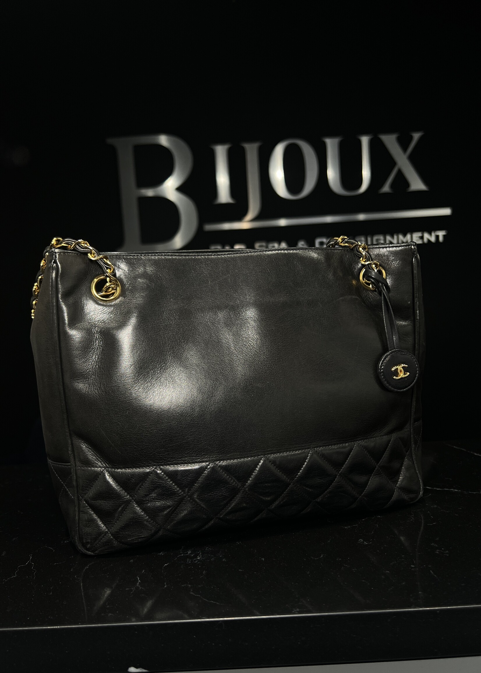 Chanel SOLD- Chanel Quilted Vintage Lambskin Shoulder