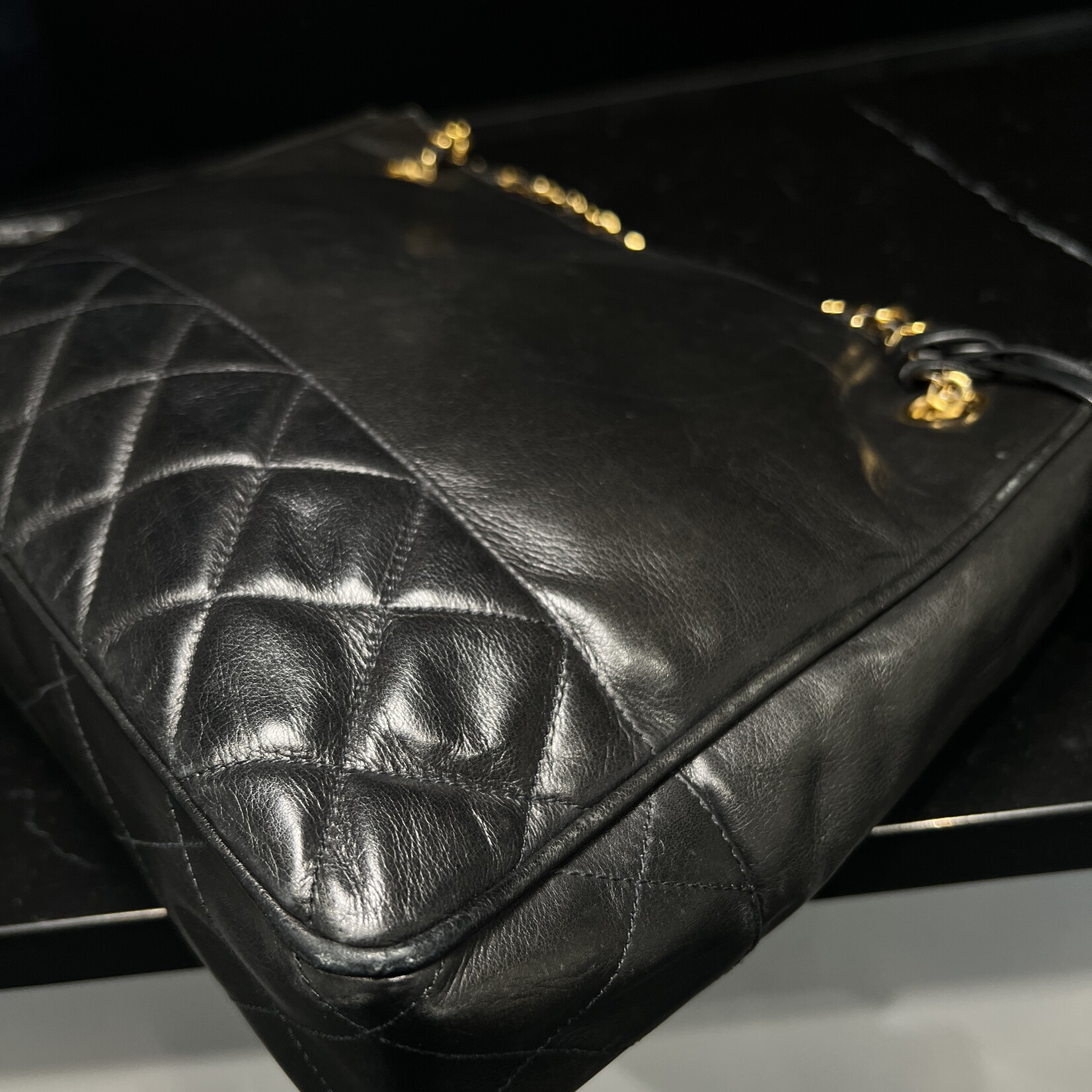 Chanel Chanel Quilted Vintage Lambskin Shoulder