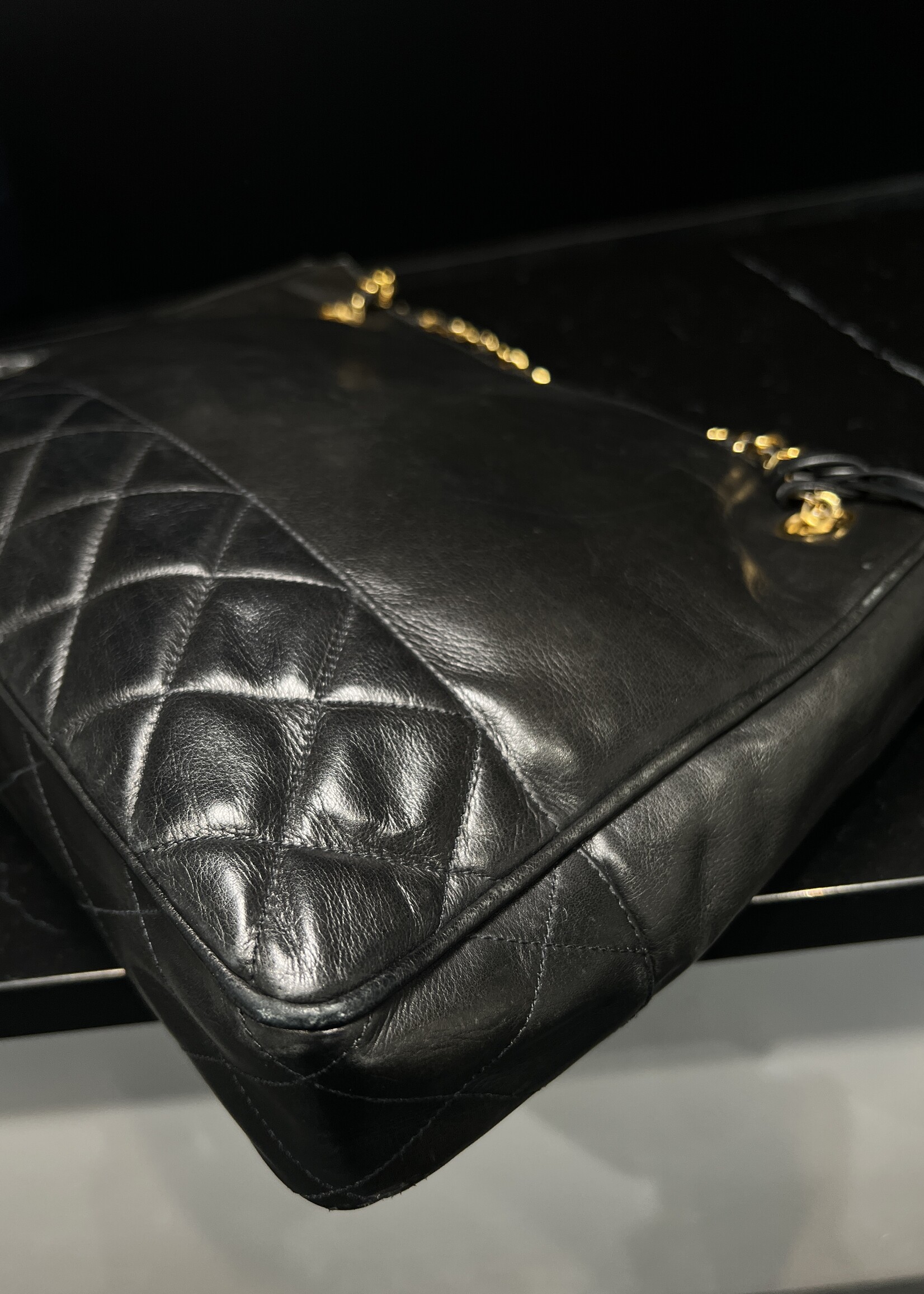 Chanel SOLD- Chanel Quilted Vintage Lambskin Shoulder