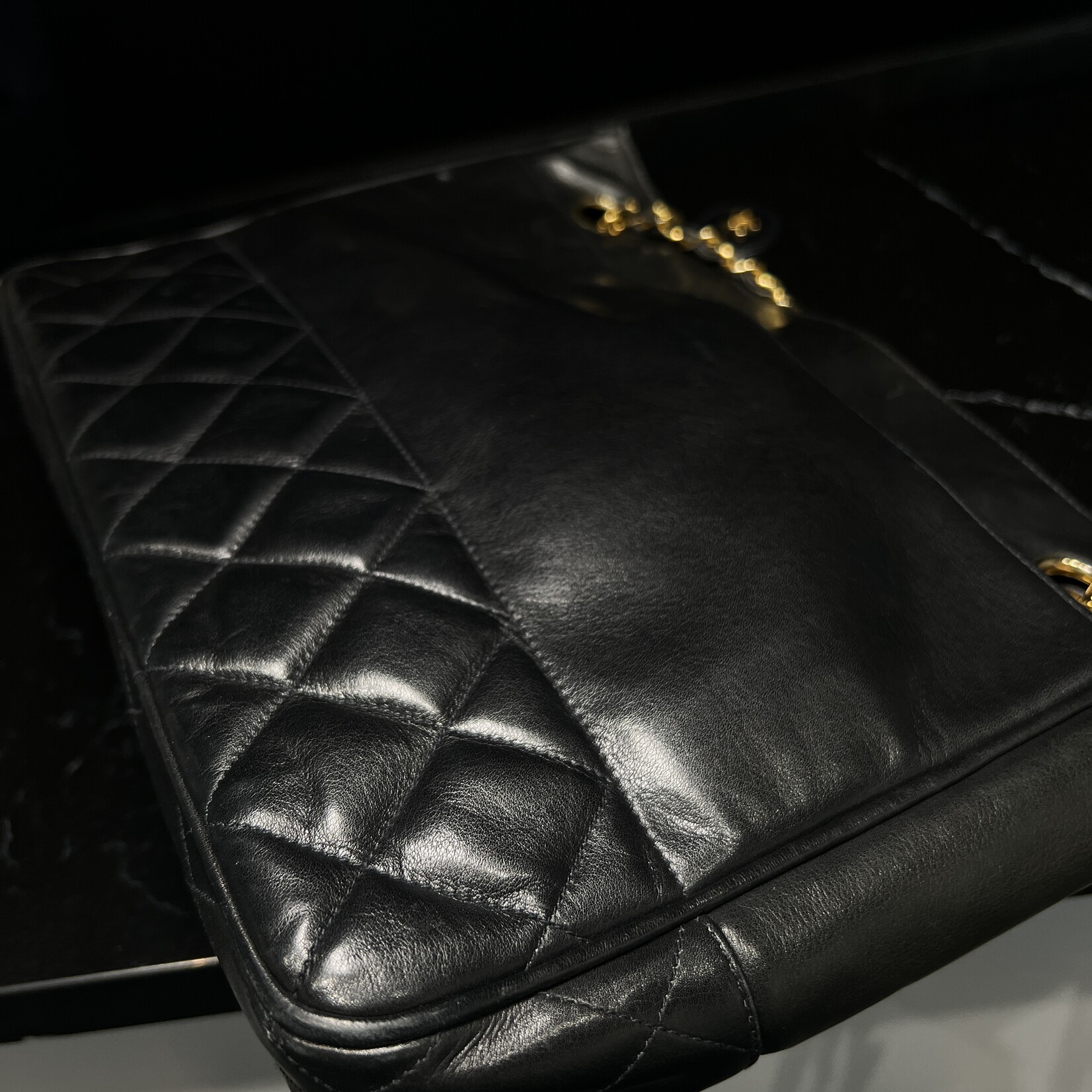 Chanel Chanel Quilted Vintage Lambskin Shoulder