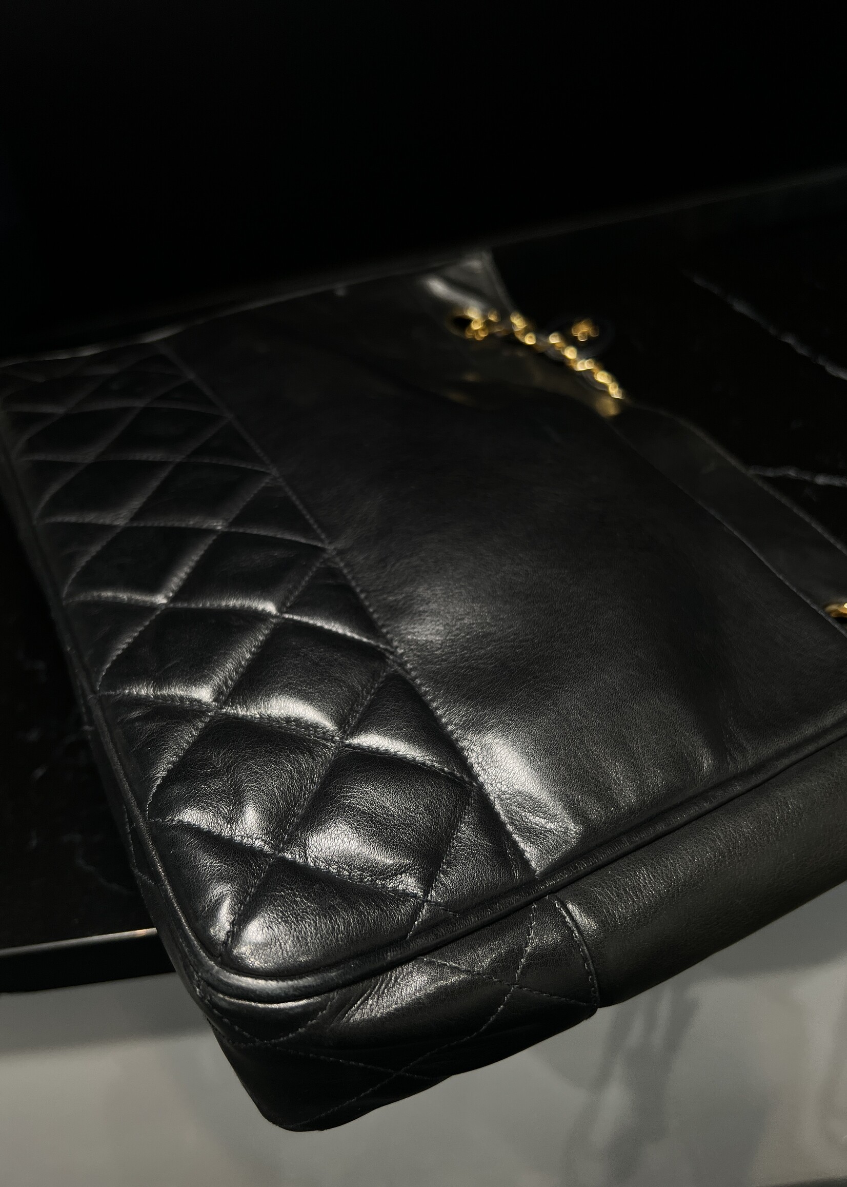 Chanel SOLD- Chanel Quilted Vintage Lambskin Shoulder
