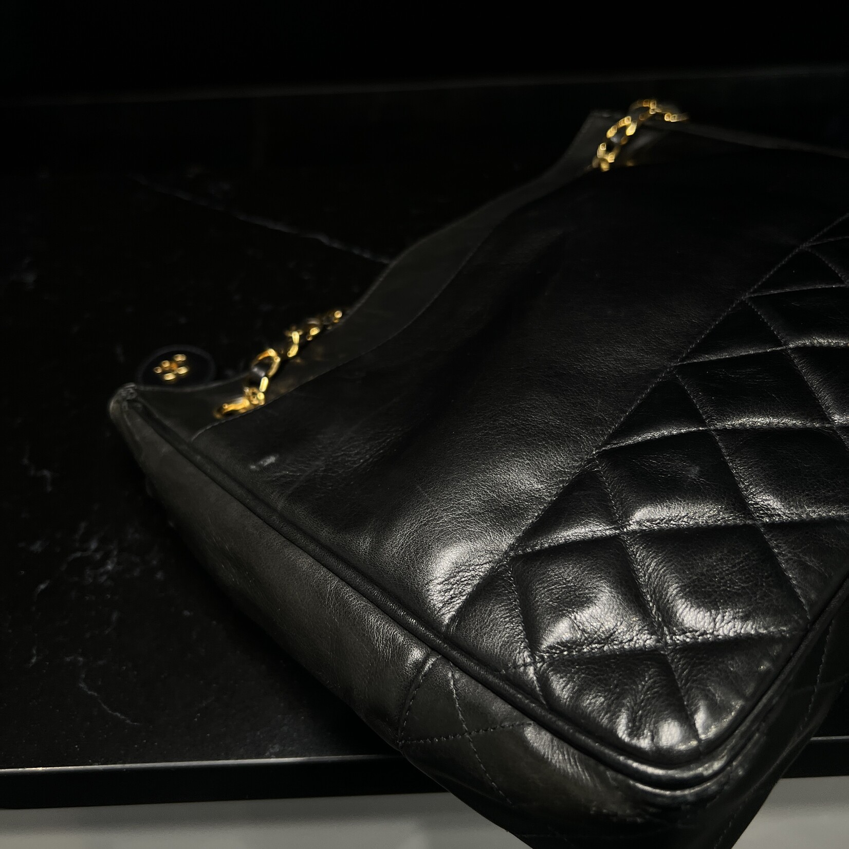 Chanel Chanel Quilted Vintage Lambskin Shoulder