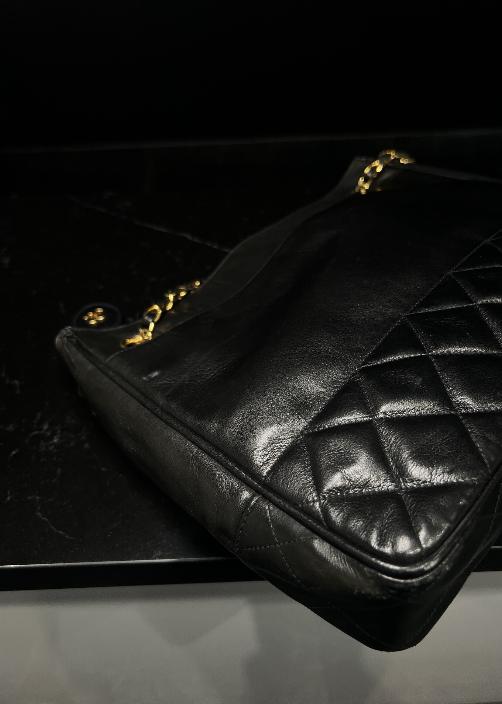 Chanel SOLD- Chanel Quilted Vintage Lambskin Shoulder