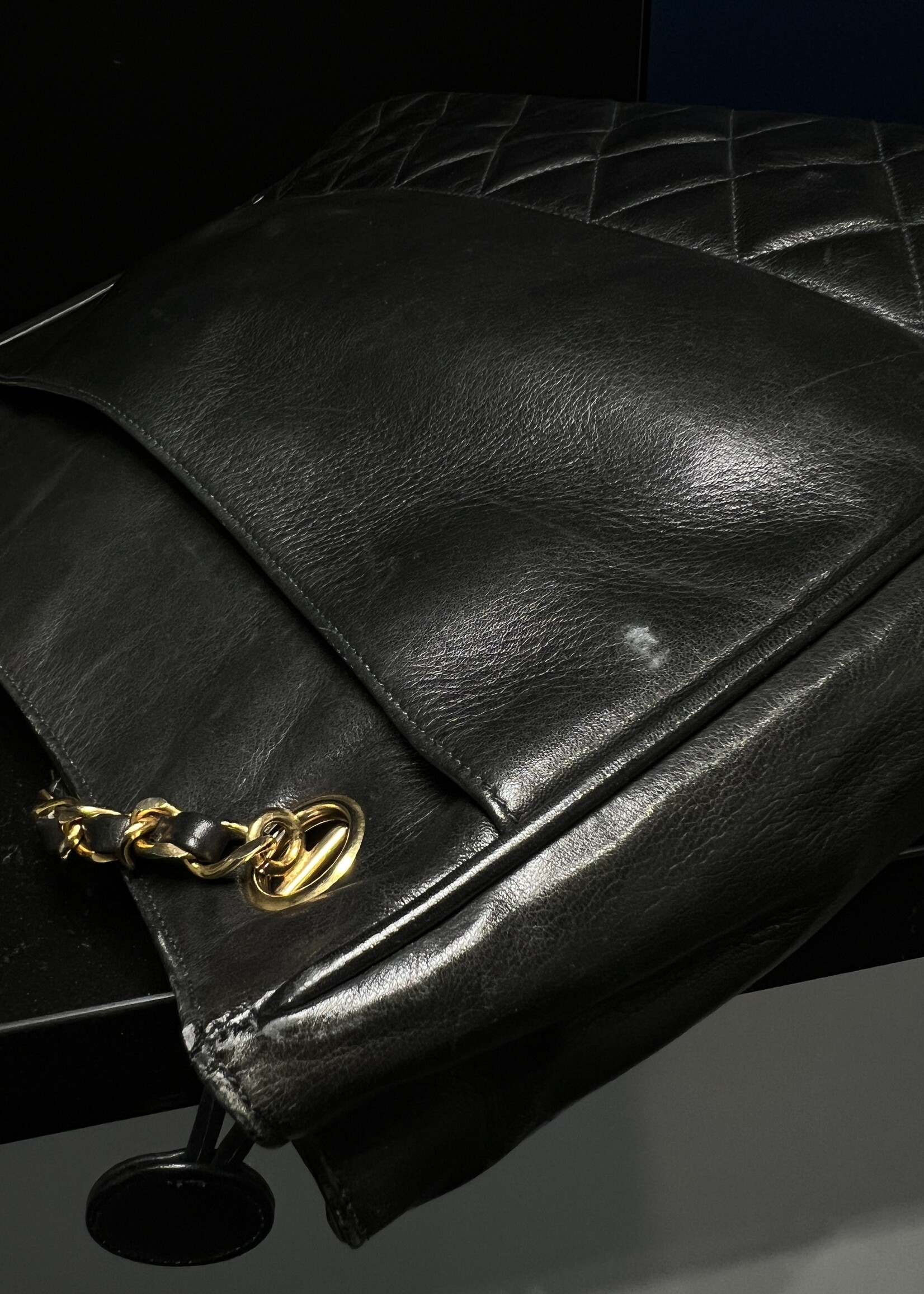 Chanel SOLD- Chanel Quilted Vintage Lambskin Shoulder