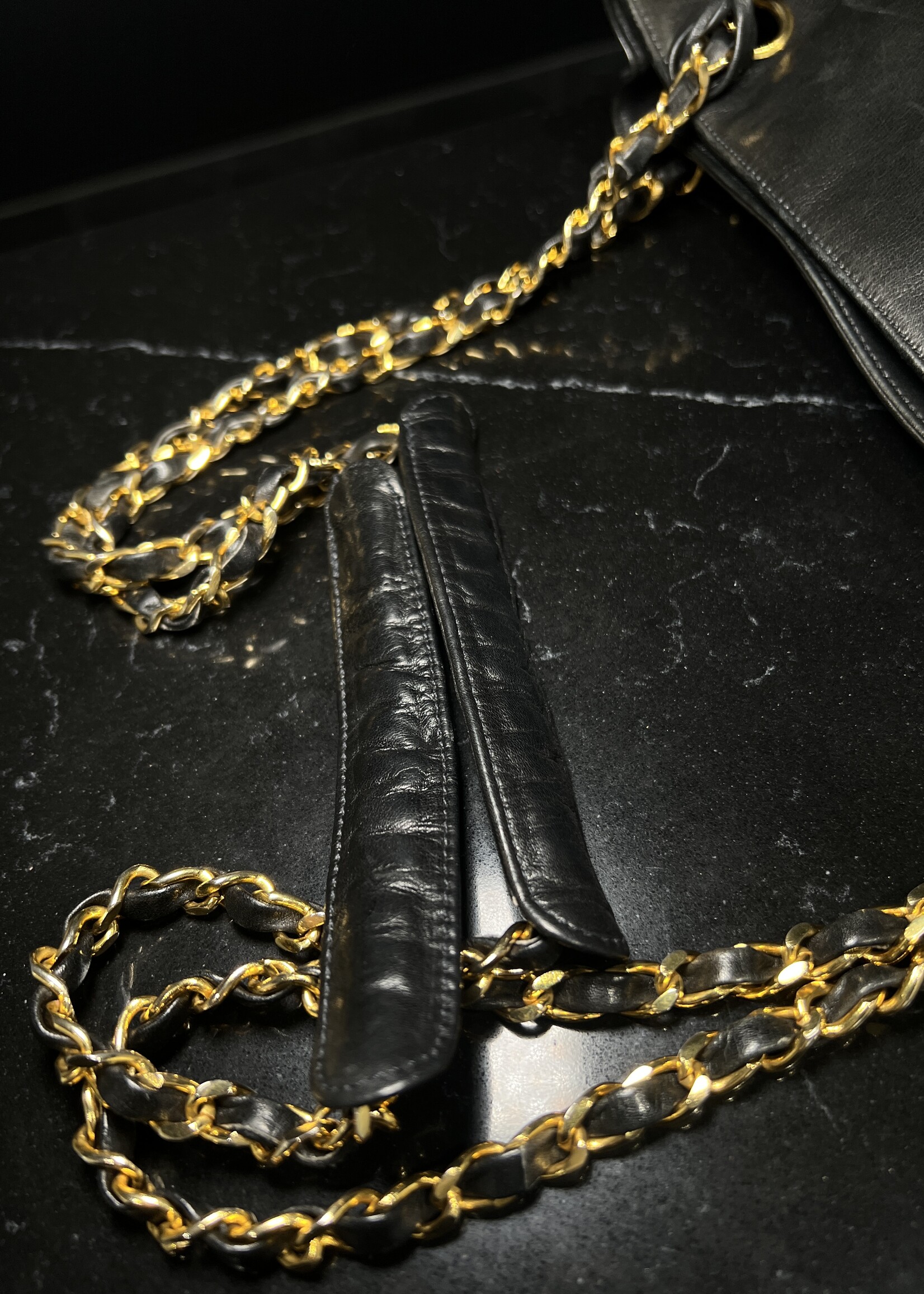 Chanel SOLD- Chanel Quilted Vintage Lambskin Shoulder