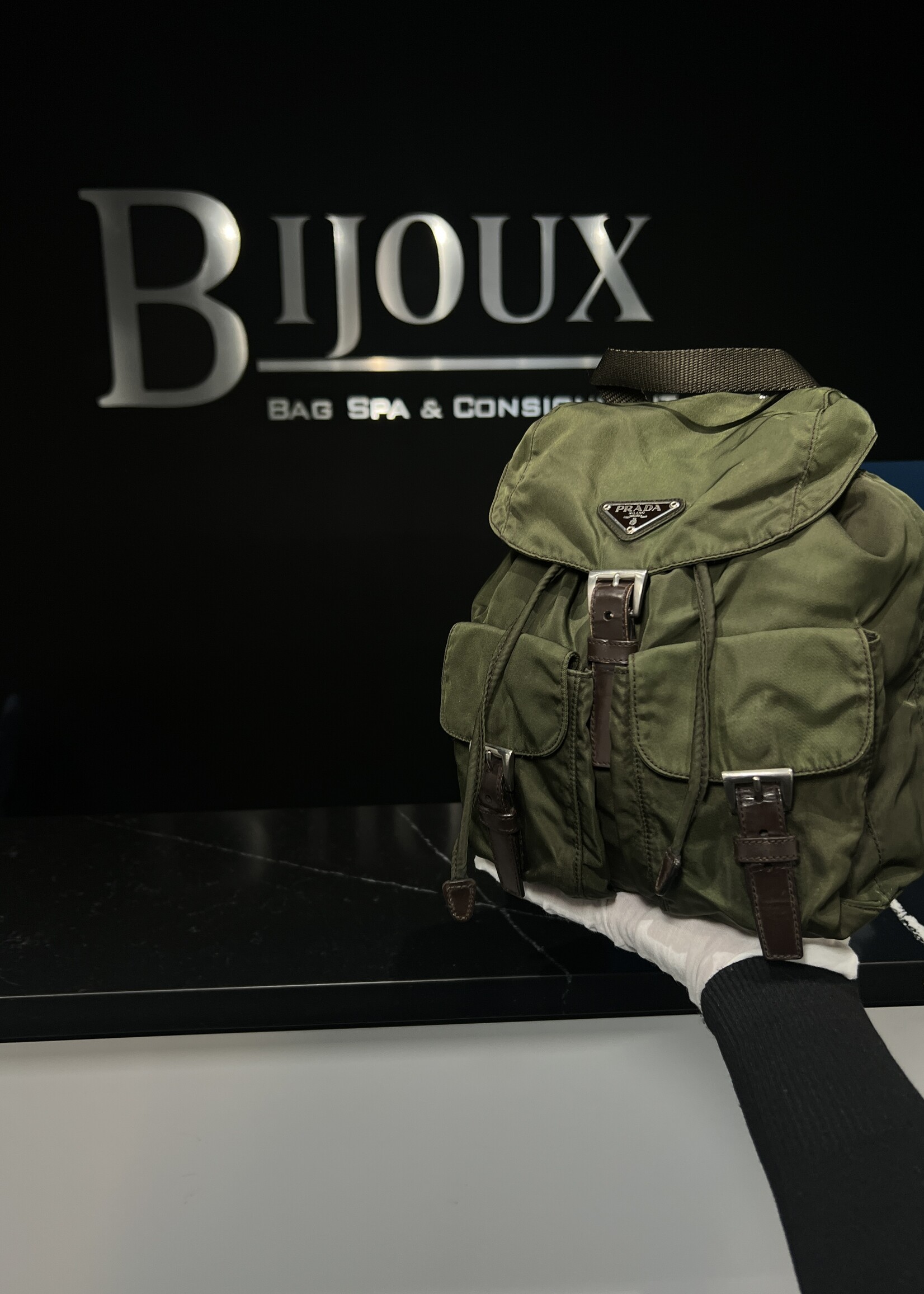 Prada SOLD - Prada Nylon Vela Small Backpack