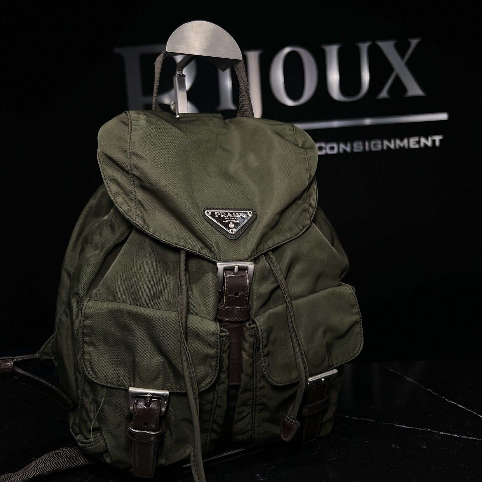 Prada SOLD - Prada Nylon Vela Small Backpack