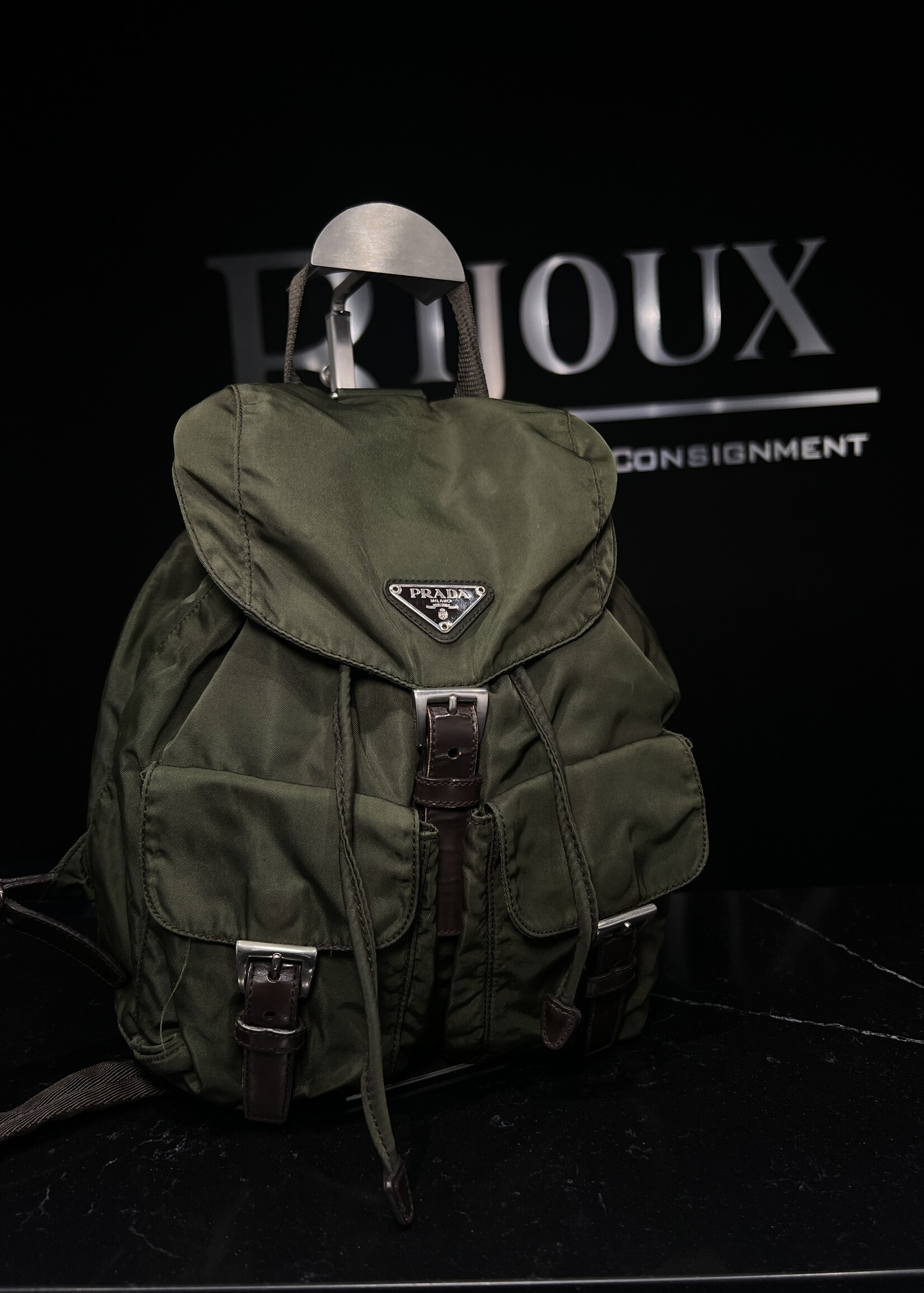 Prada SOLD - Prada Nylon Vela Small Backpack