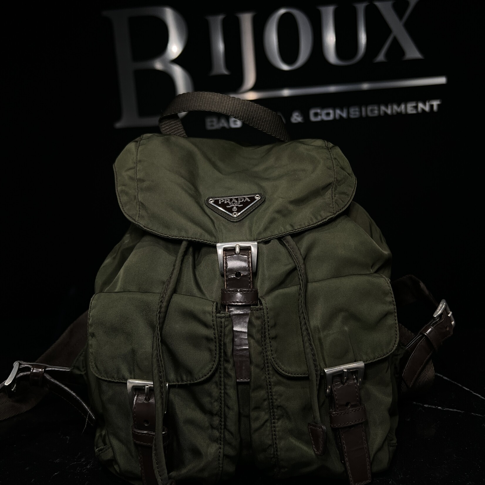 Prada SOLD - Prada Nylon Vela Small Backpack