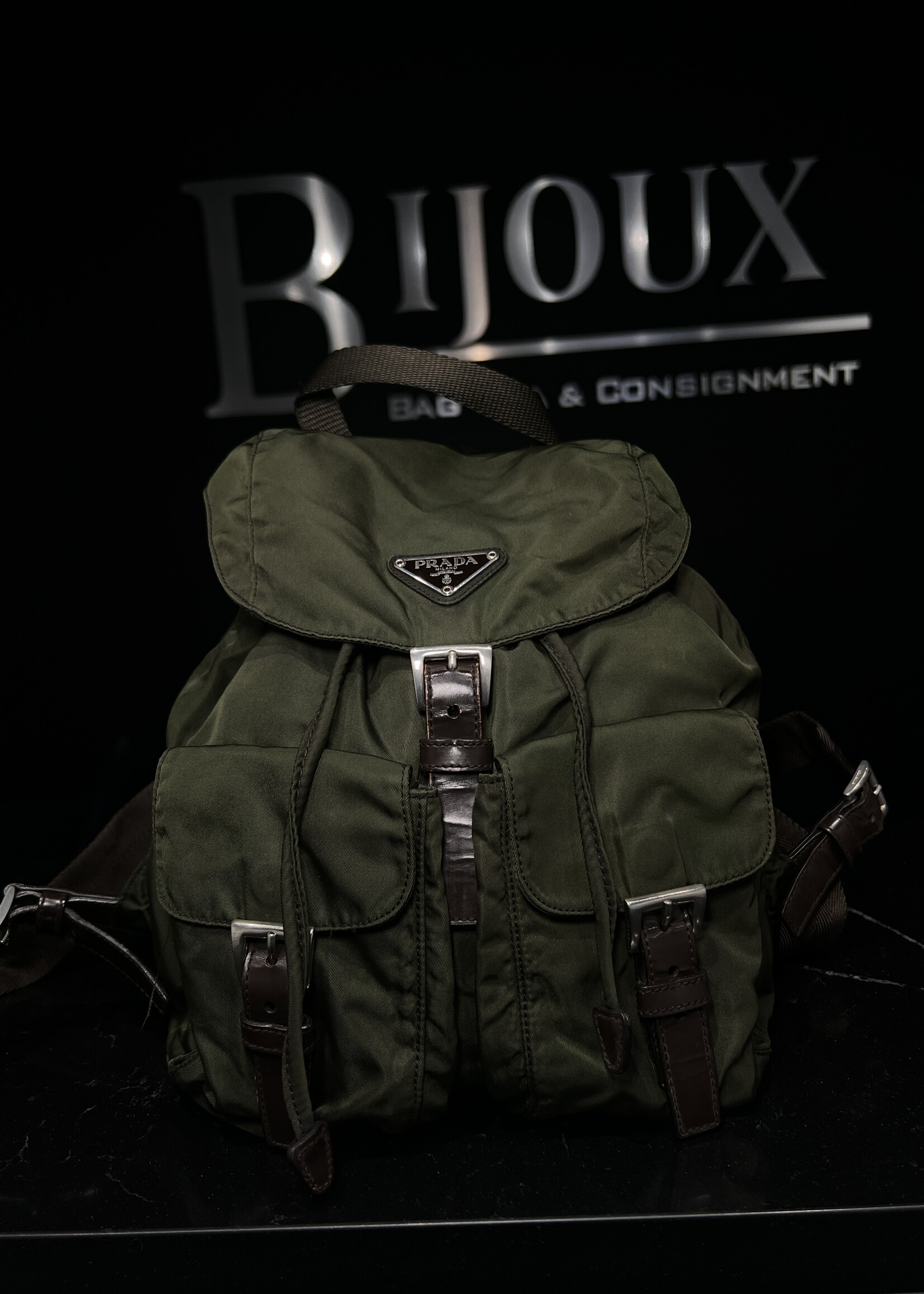 Prada SOLD - Prada Nylon Vela Small Backpack