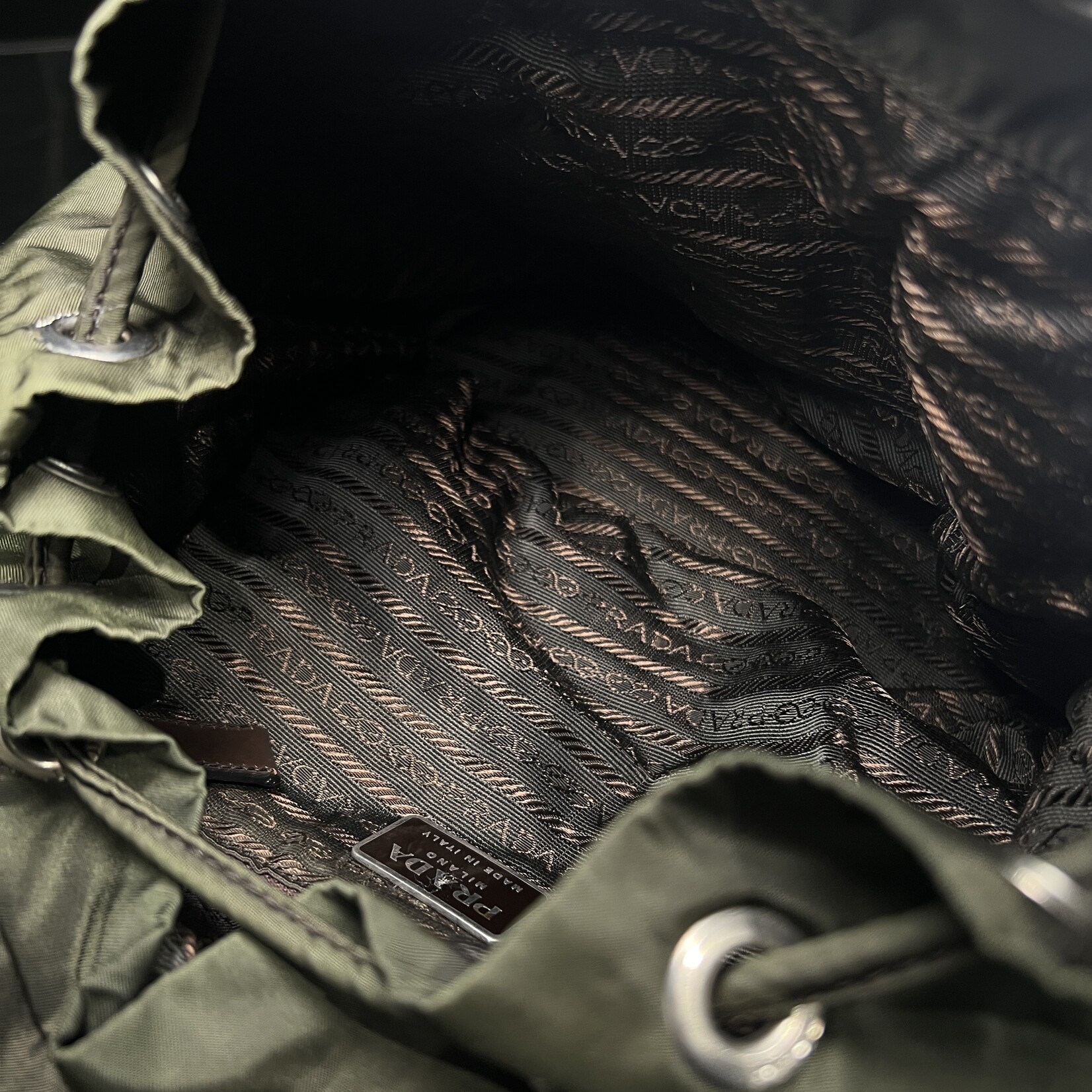 Prada SOLD - Prada Nylon Vela Small Backpack