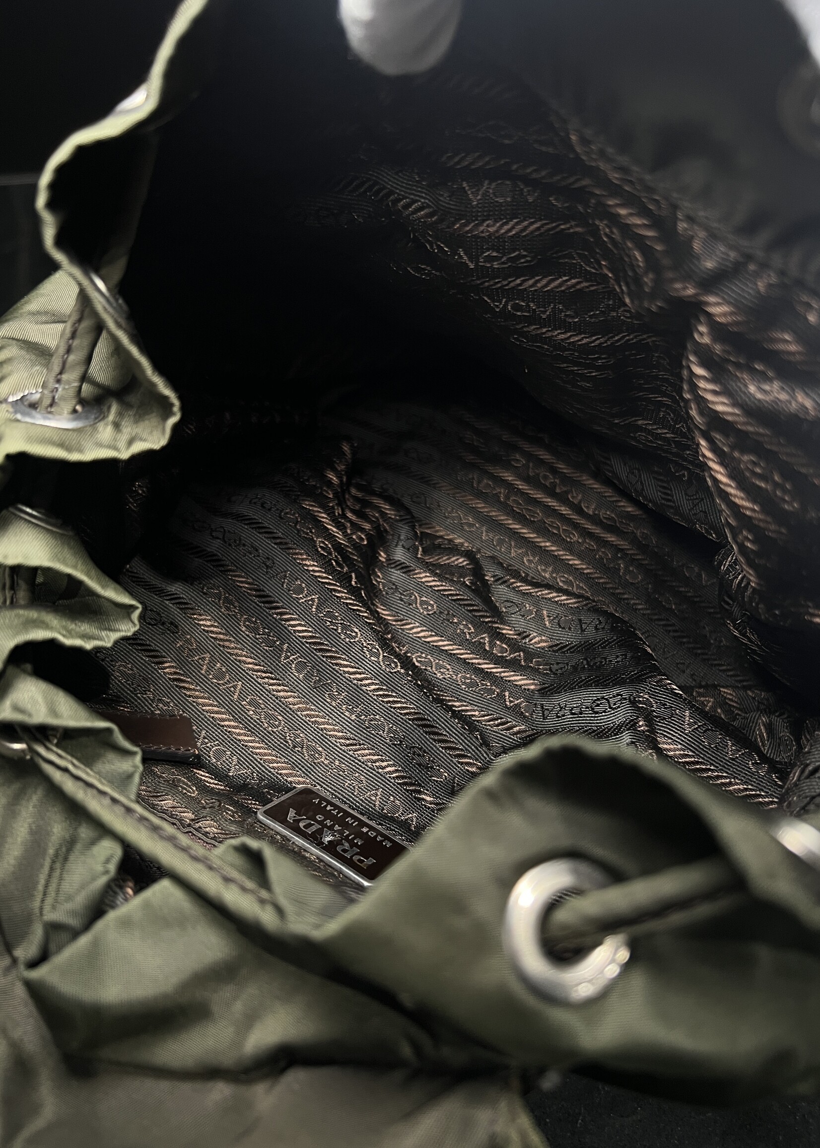 Prada SOLD - Prada Nylon Vela Small Backpack