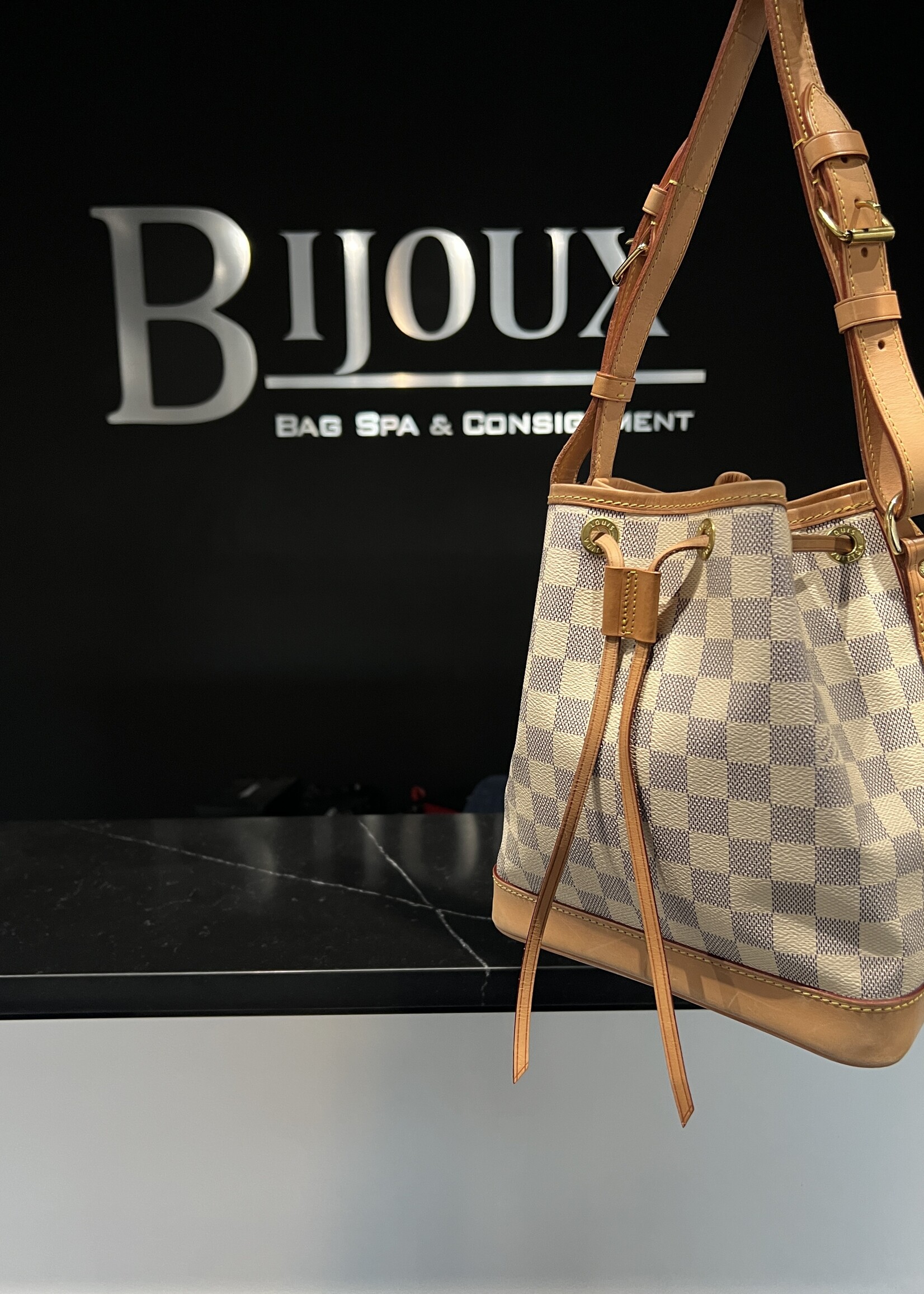Louis Vuitton Louis Vuitton Sac Noe BB Damier Azur