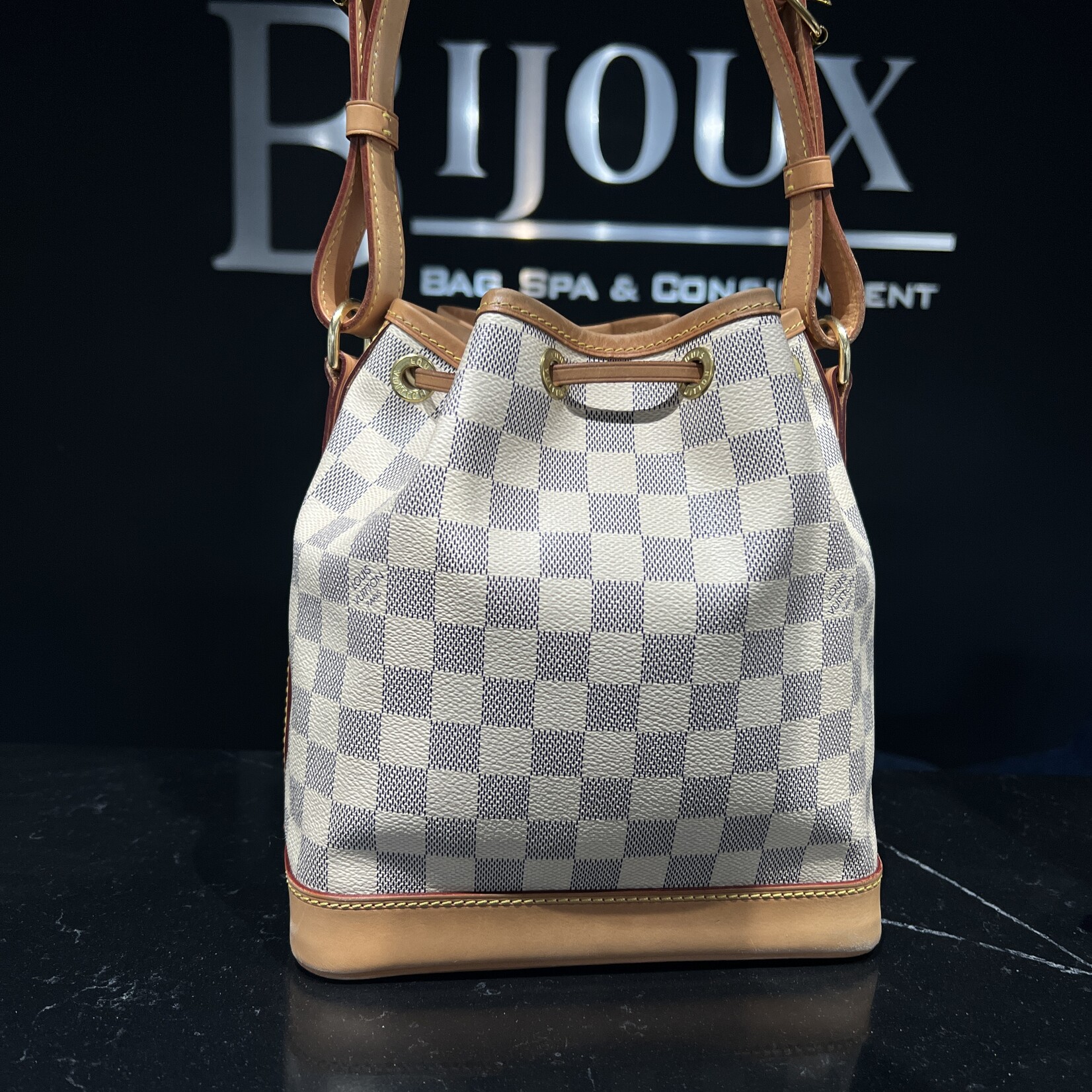 Louis Vuitton Louis Vuitton Sac Noe BB Damier Azur