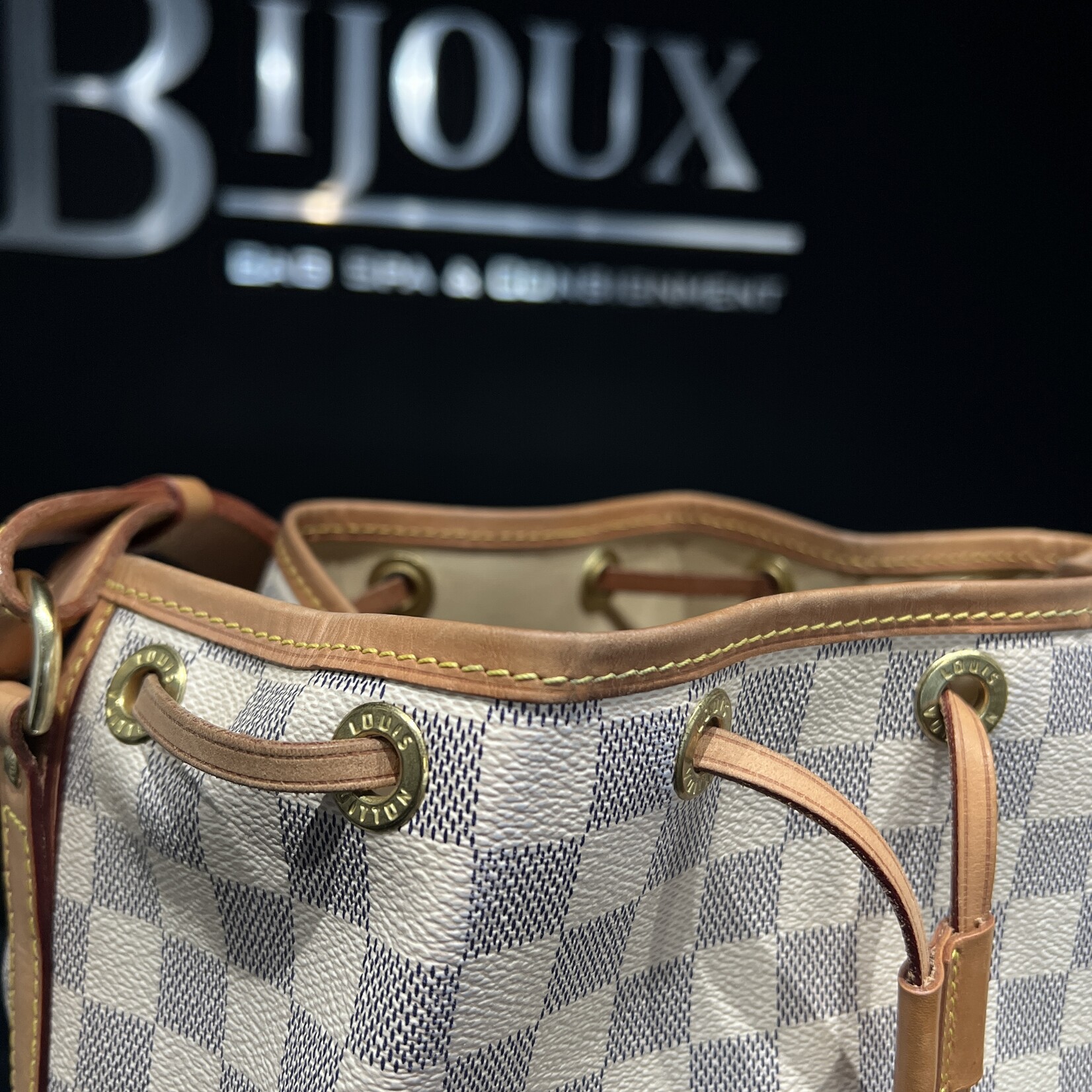 Louis Vuitton Louis Vuitton Sac Noe BB Damier Azur