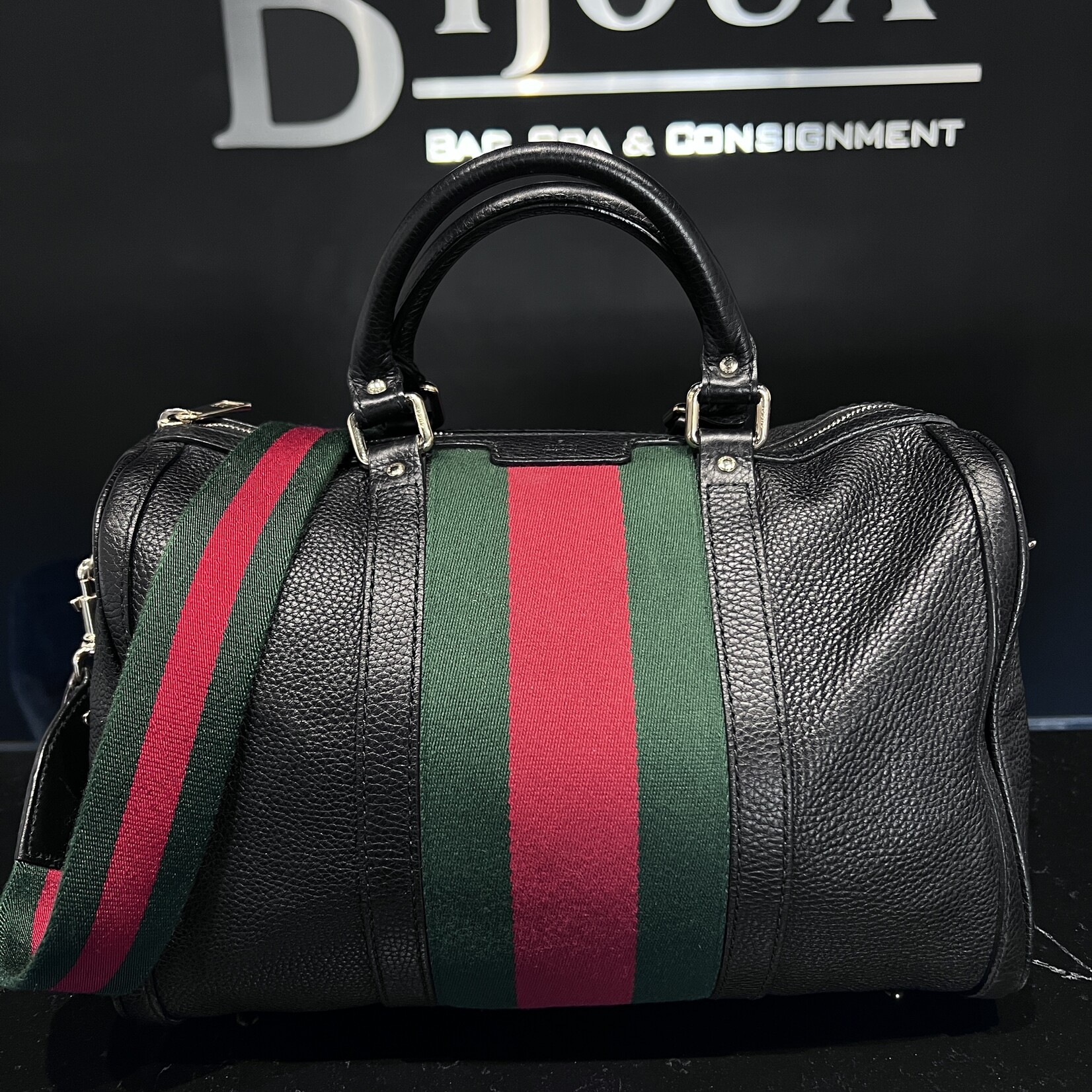 Gucci SOLD - Gucci Pebbled Bowler Bag