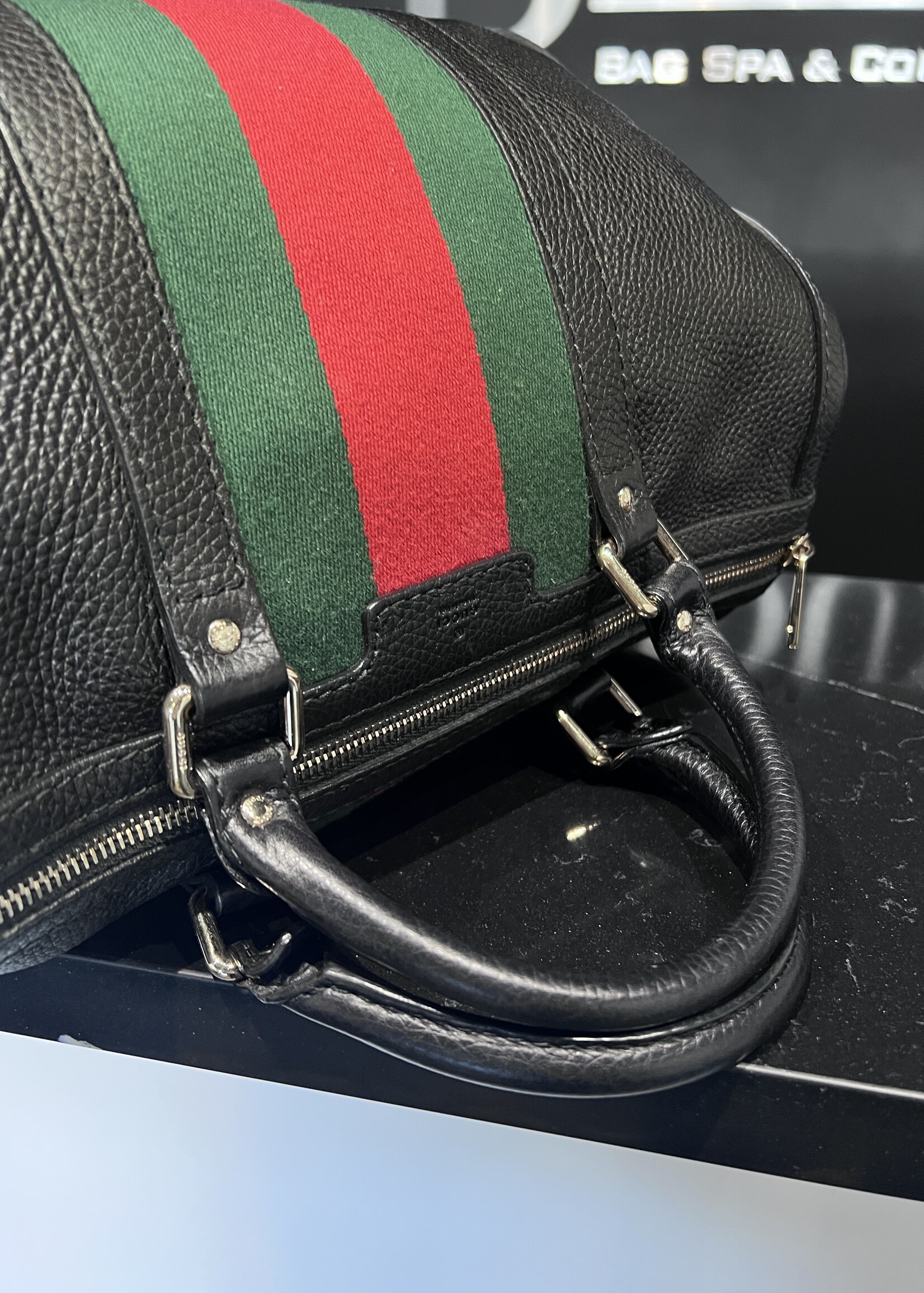Gucci SOLD - Gucci Pebbled Bowler Bag