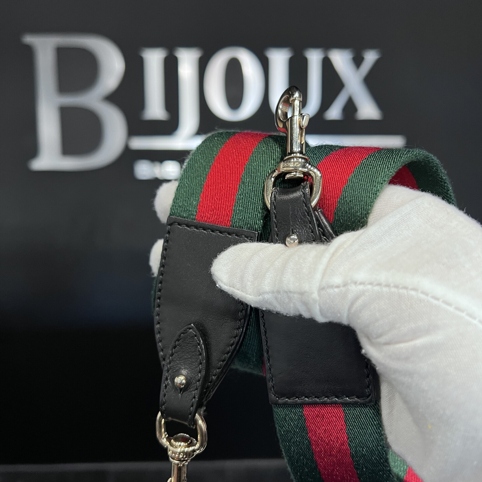 Gucci SOLD - Gucci Pebbled Bowler Bag
