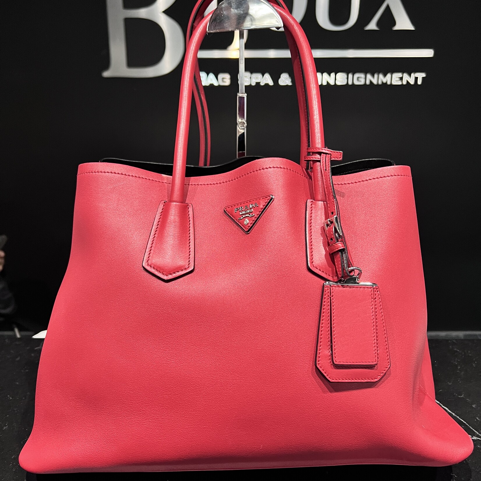 Prada Prada Nappa Double Tote