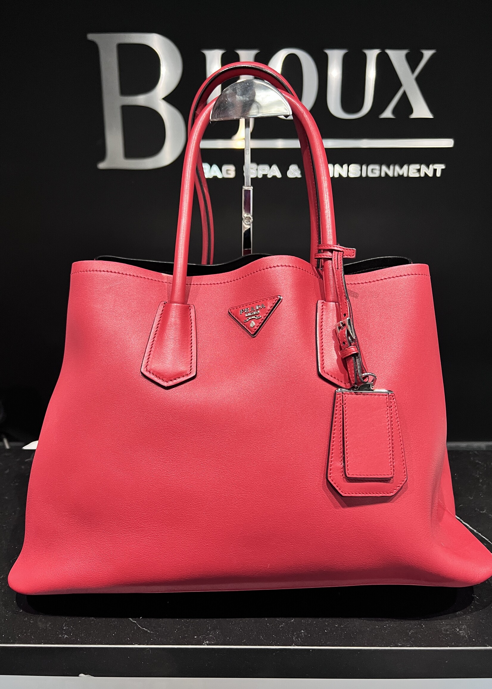 Prada Prada Nappa Double Tote