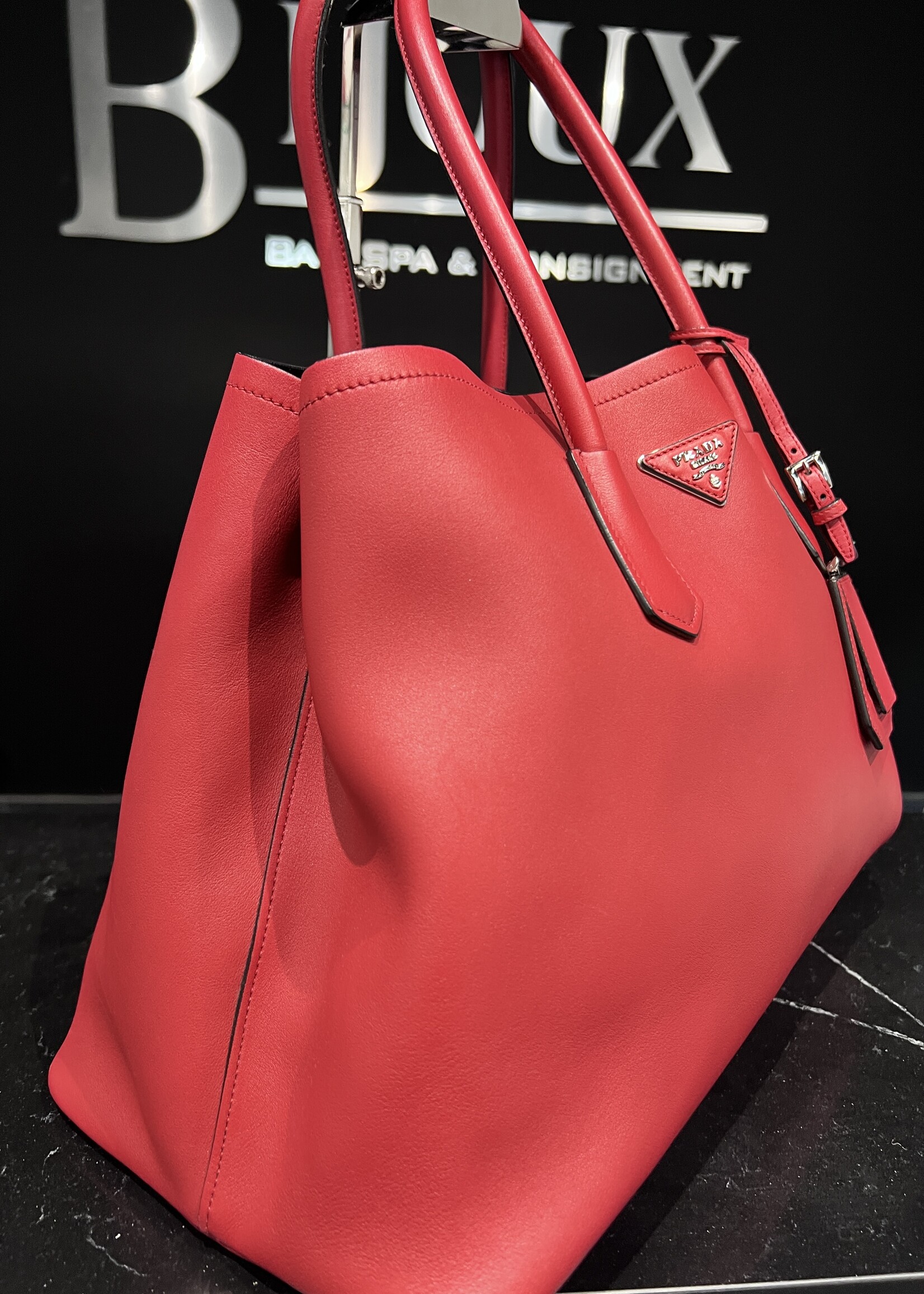 Prada Prada Nappa Double Tote