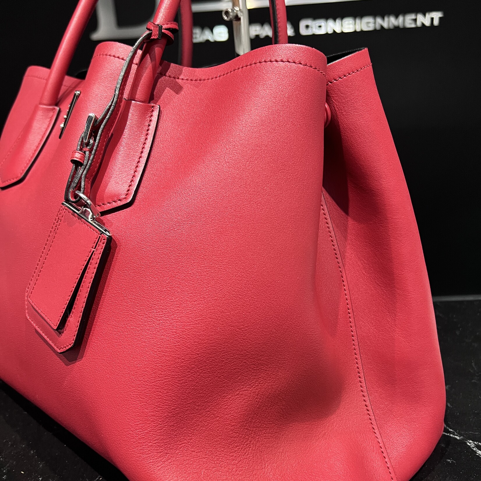 Prada Prada Nappa Double Tote