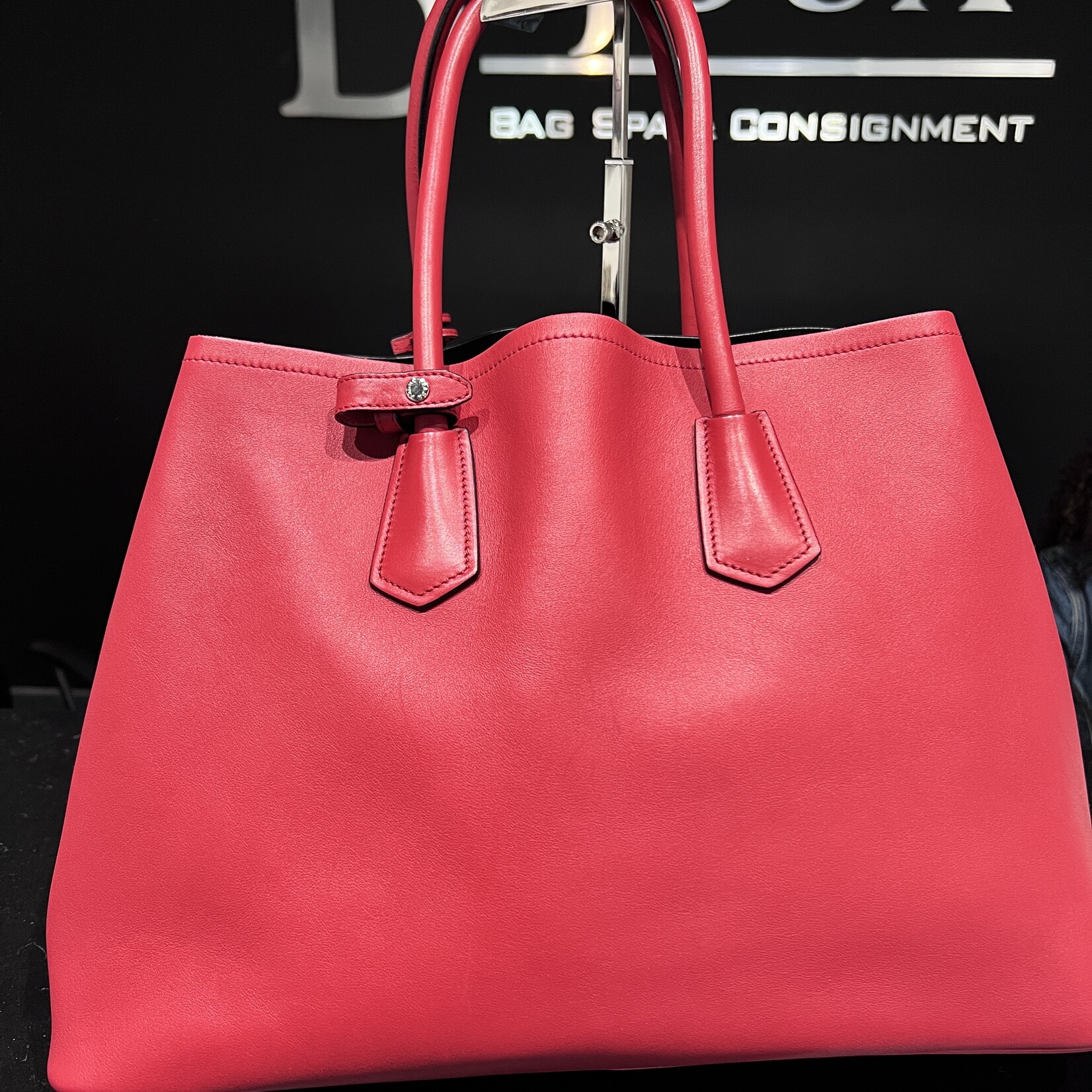 Prada Prada Nappa Double Tote