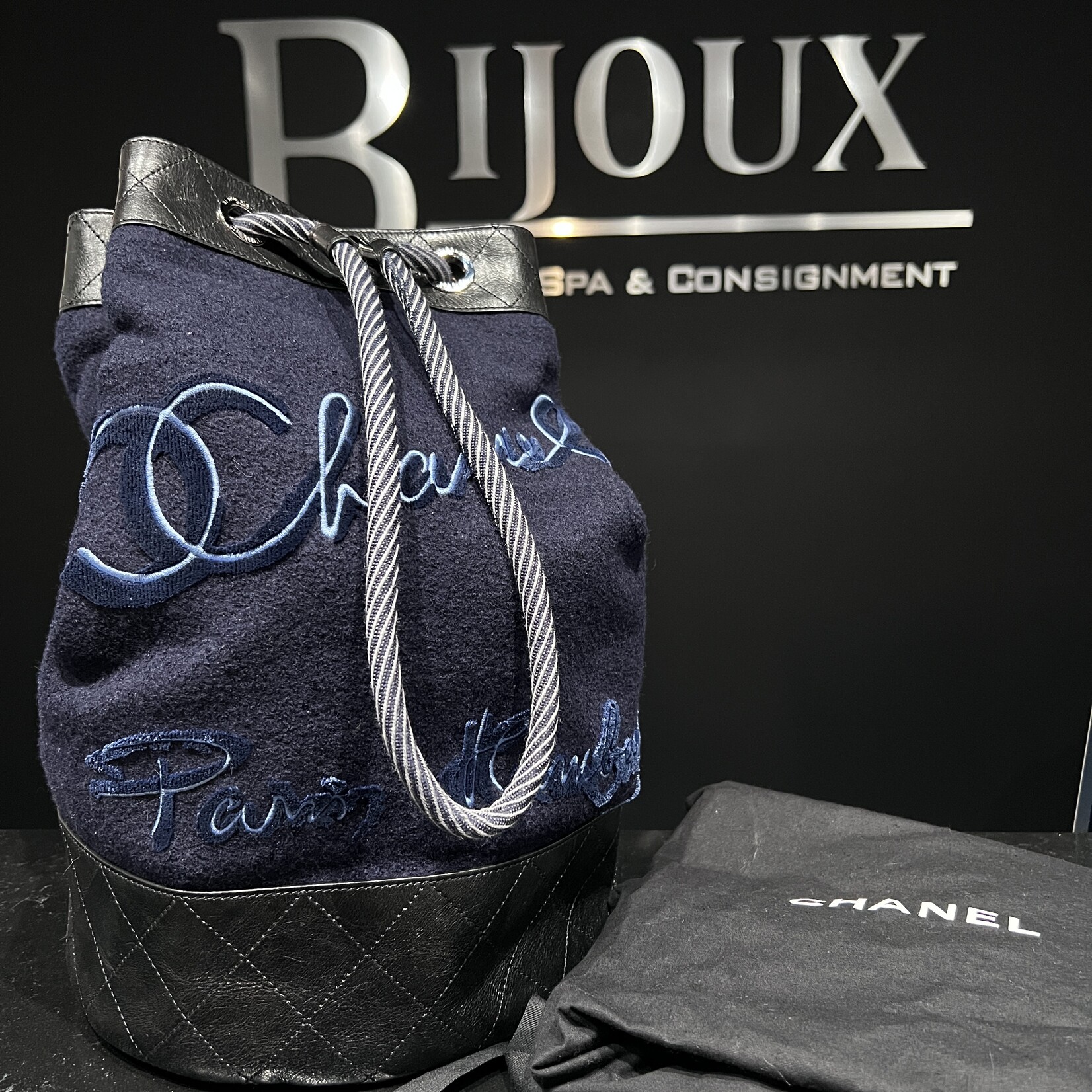 Chanel Chanel 18A Paris Hamburg Sling Backpack