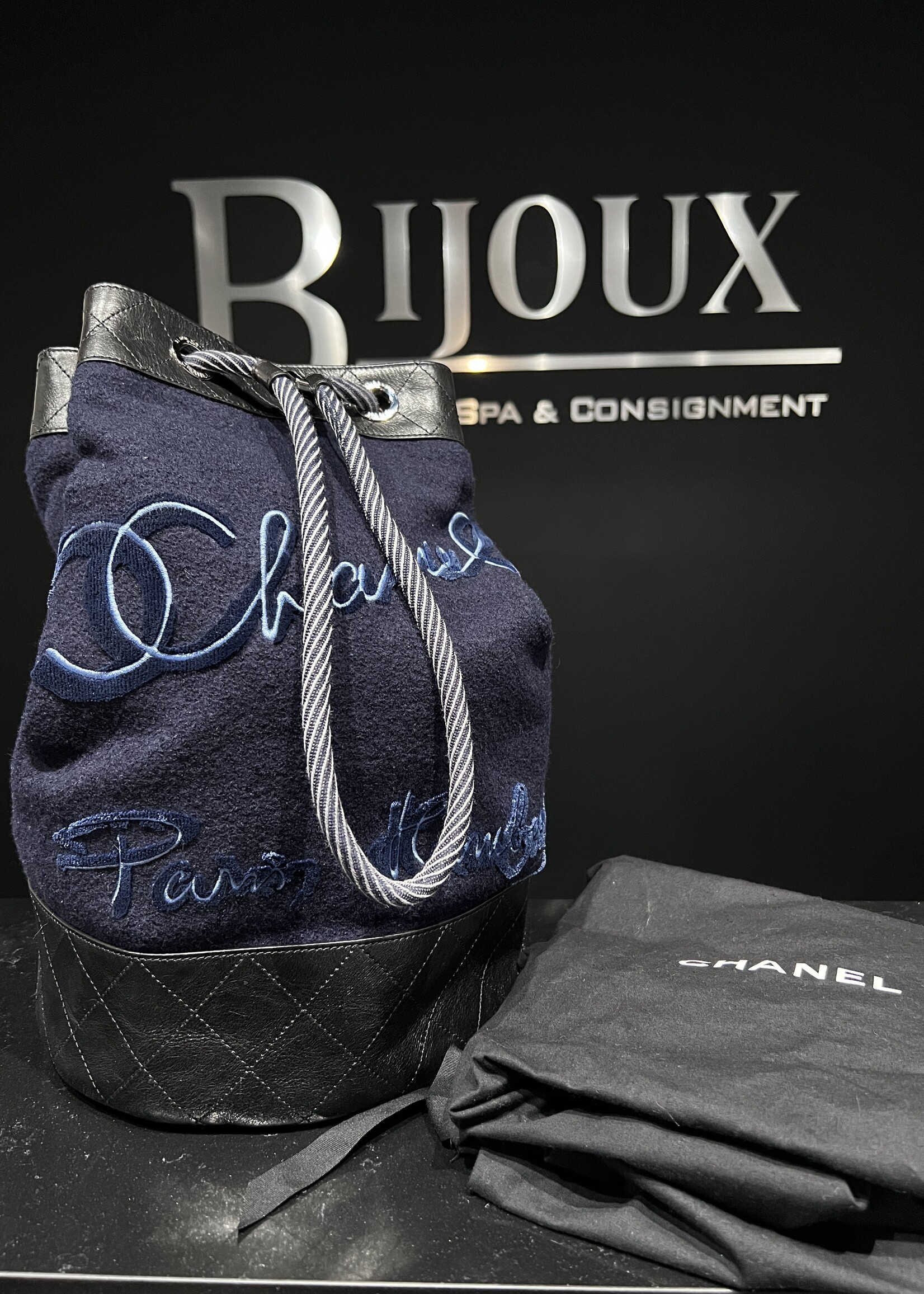 Chanel Chanel 18A Paris Hamburg Sling Backpack