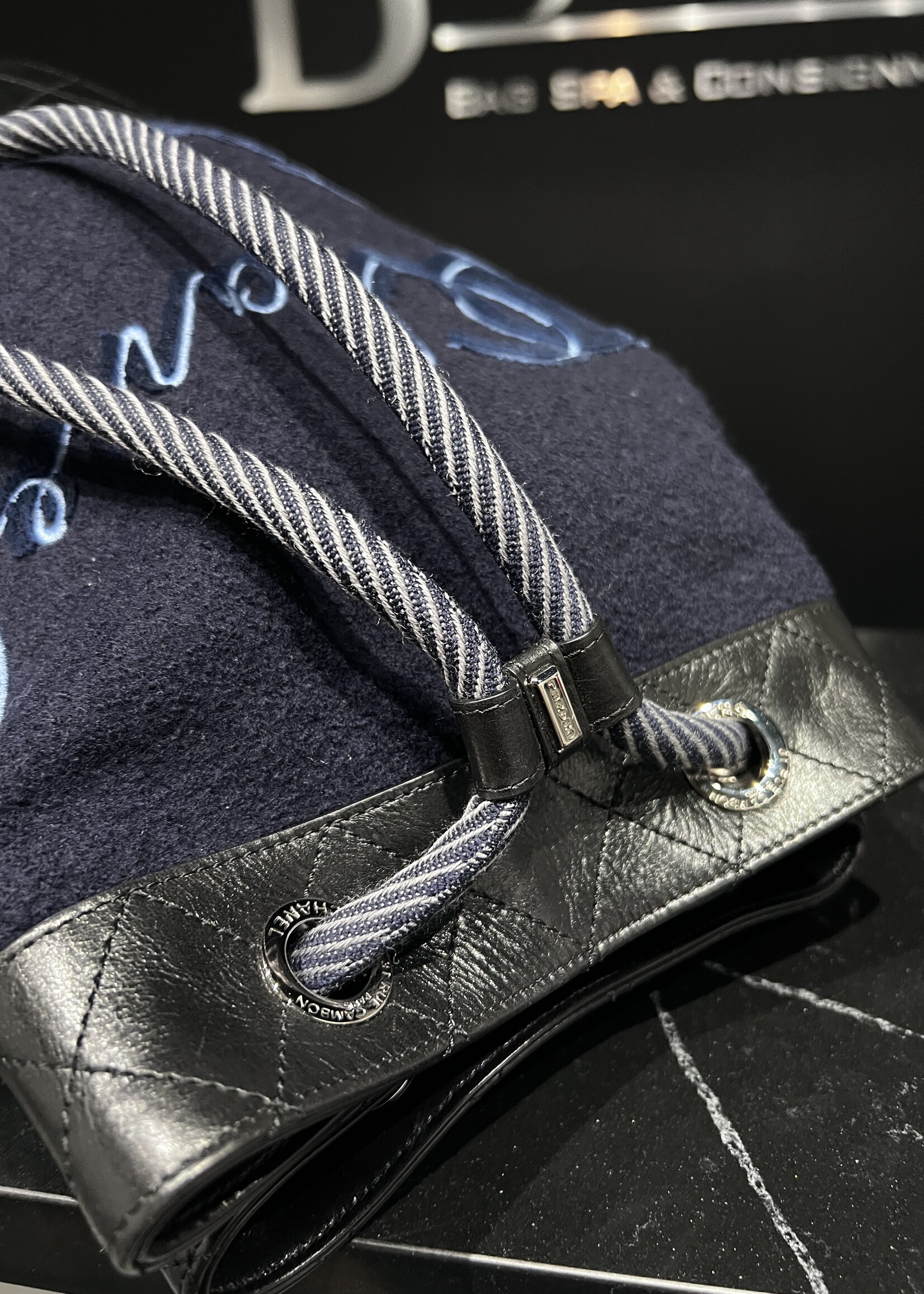 Chanel Chanel 18A Paris Hamburg Sling Backpack