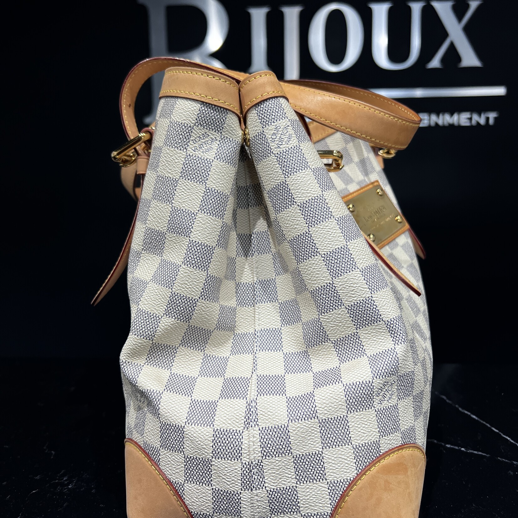 Louis Vuitton SOLD - Louis Vuitton Hampstead MM Damier Azur