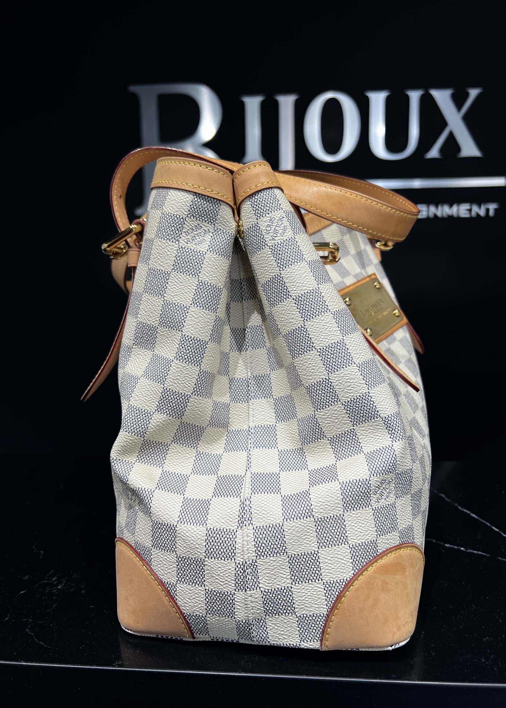Louis Vuitton SOLD - Louis Vuitton Hampstead MM Damier Azur