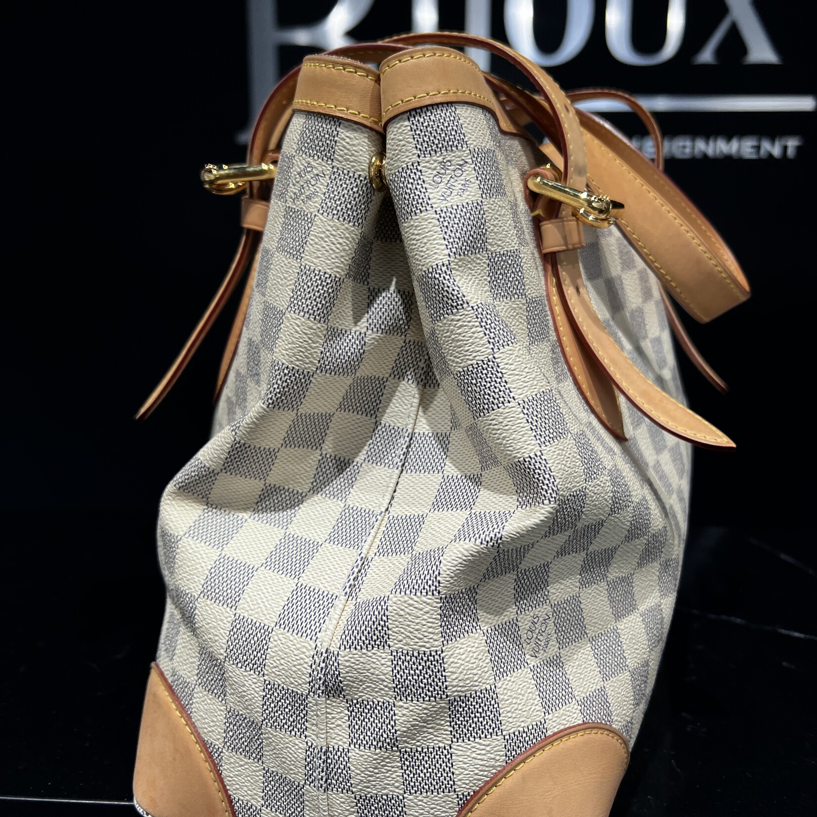 Louis Vuitton SOLD - Louis Vuitton Hampstead MM Damier Azur